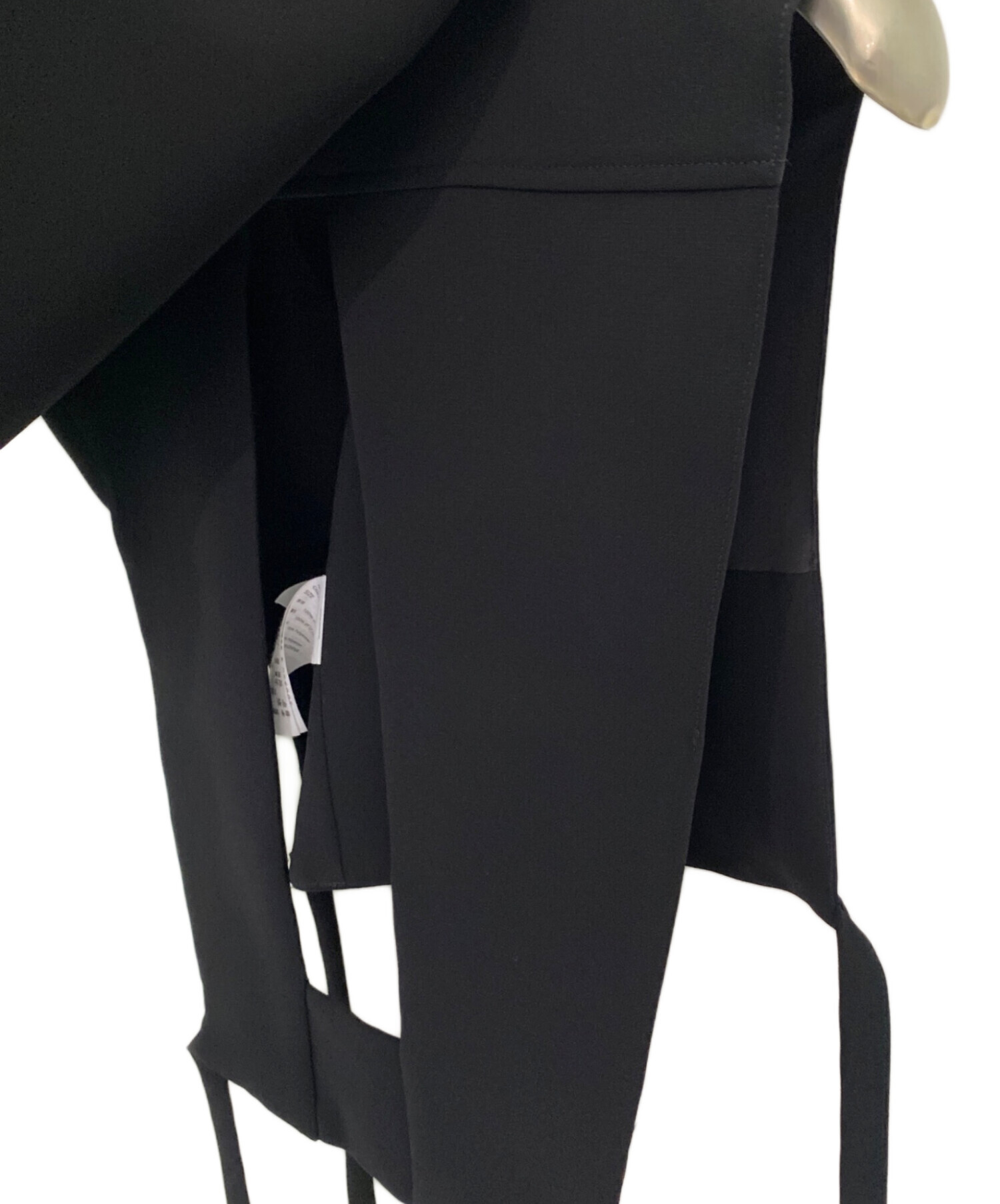 ENFOLDエンフォルドCOLLAR-PARTSネックパーツベスト黒38 中古・古着通販】ENFOLD (エンフォルド) COLLAR PARTS ブラック サイズ