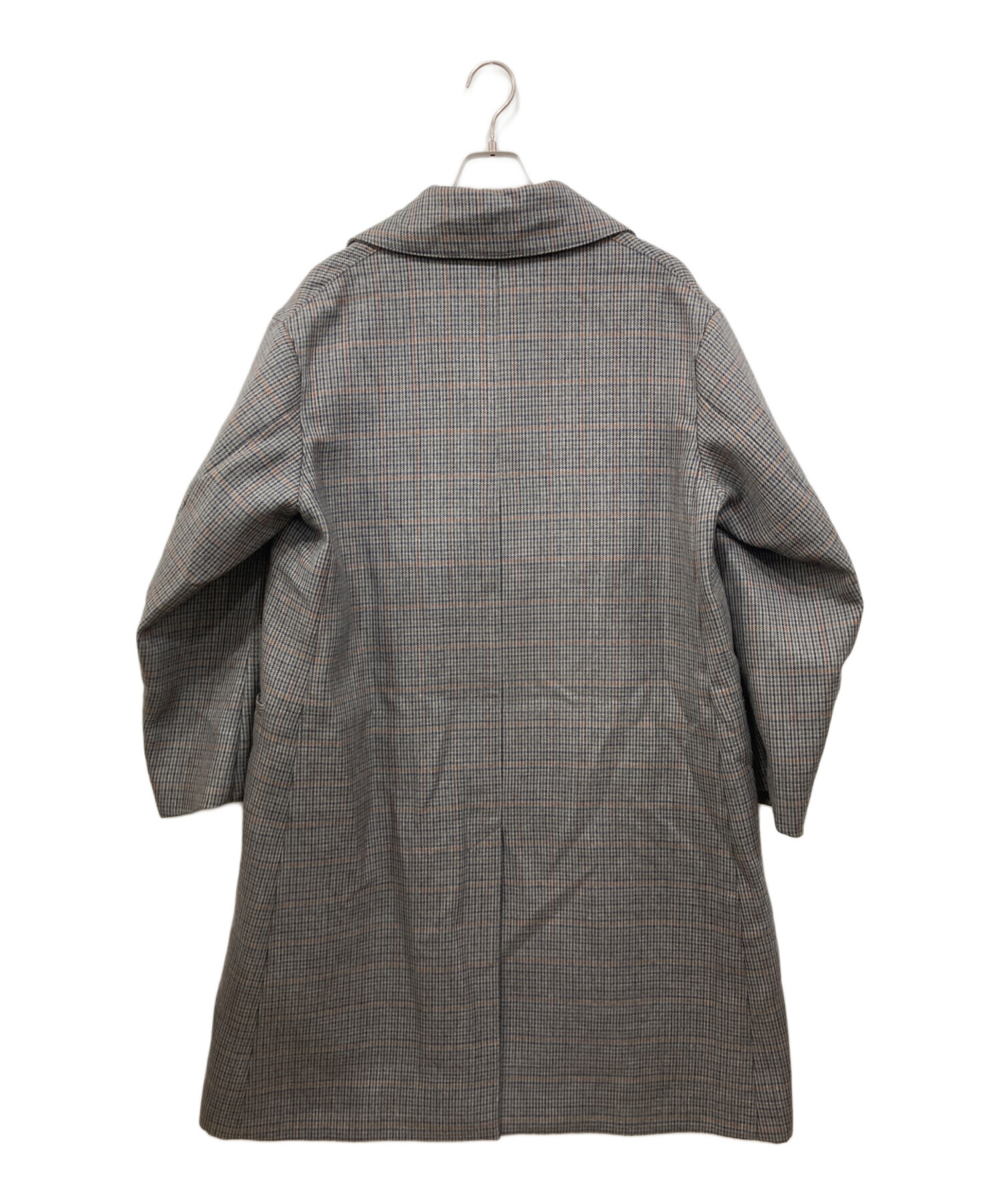 中古・古着通販】AURALEE (オーラリー) DOUBLE FACE CHECK LONG COAT