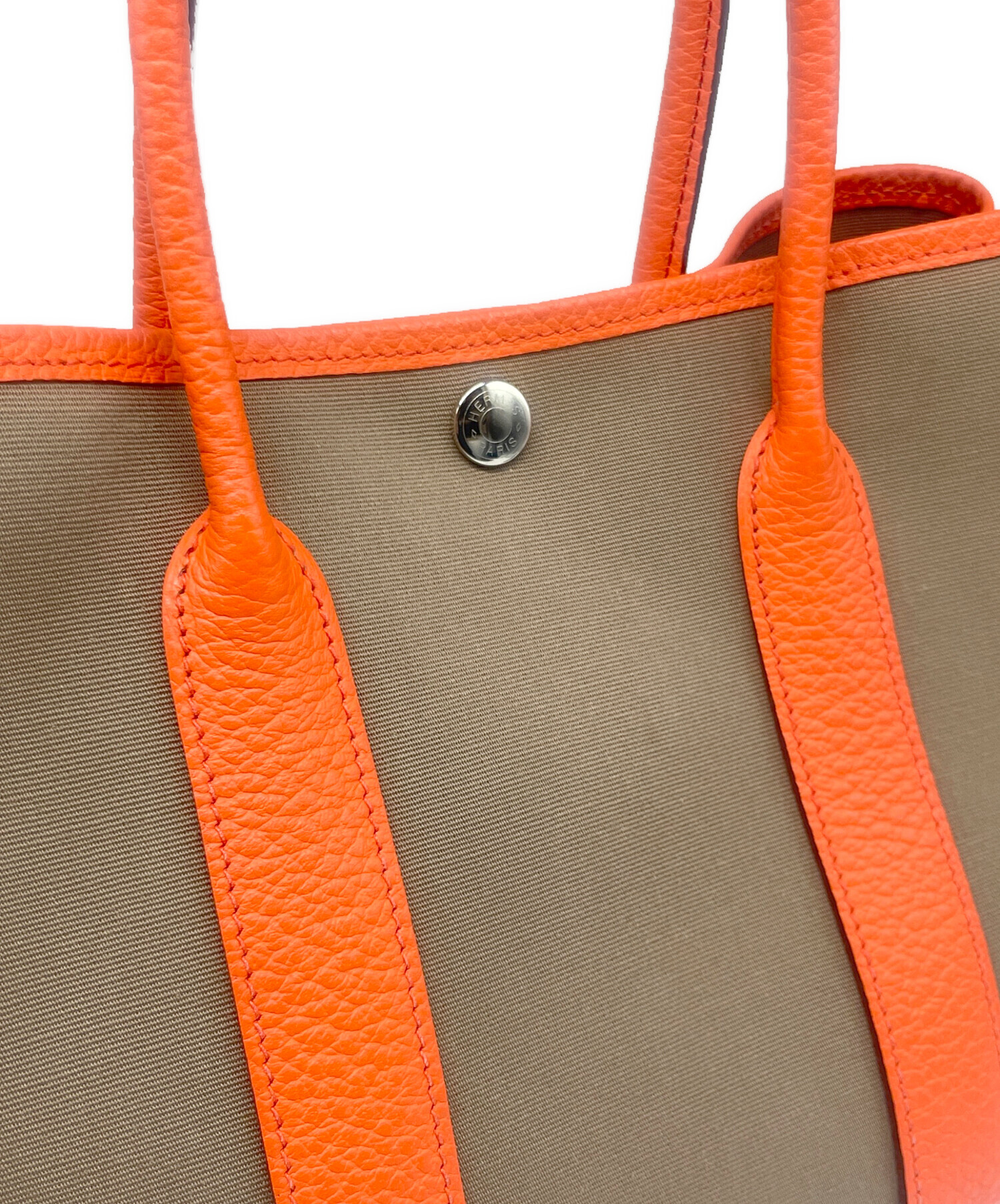 中古・古着通販】HERMES (エルメス) ガーデンパーティTPM オレンジ 
