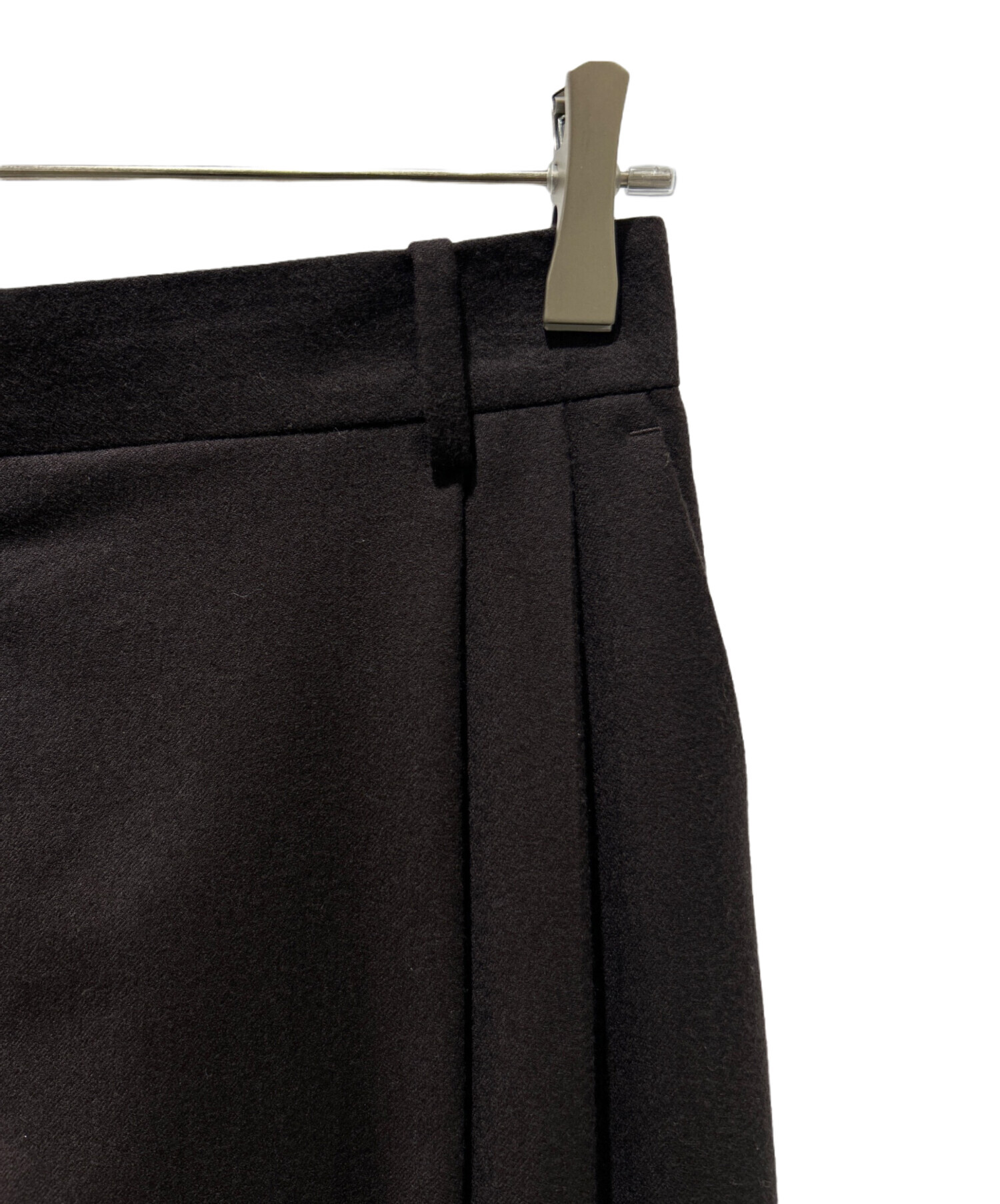 中古・古着通販】THE ROW (ザ ロウ) タックパンツ ブラウン サイズ:2