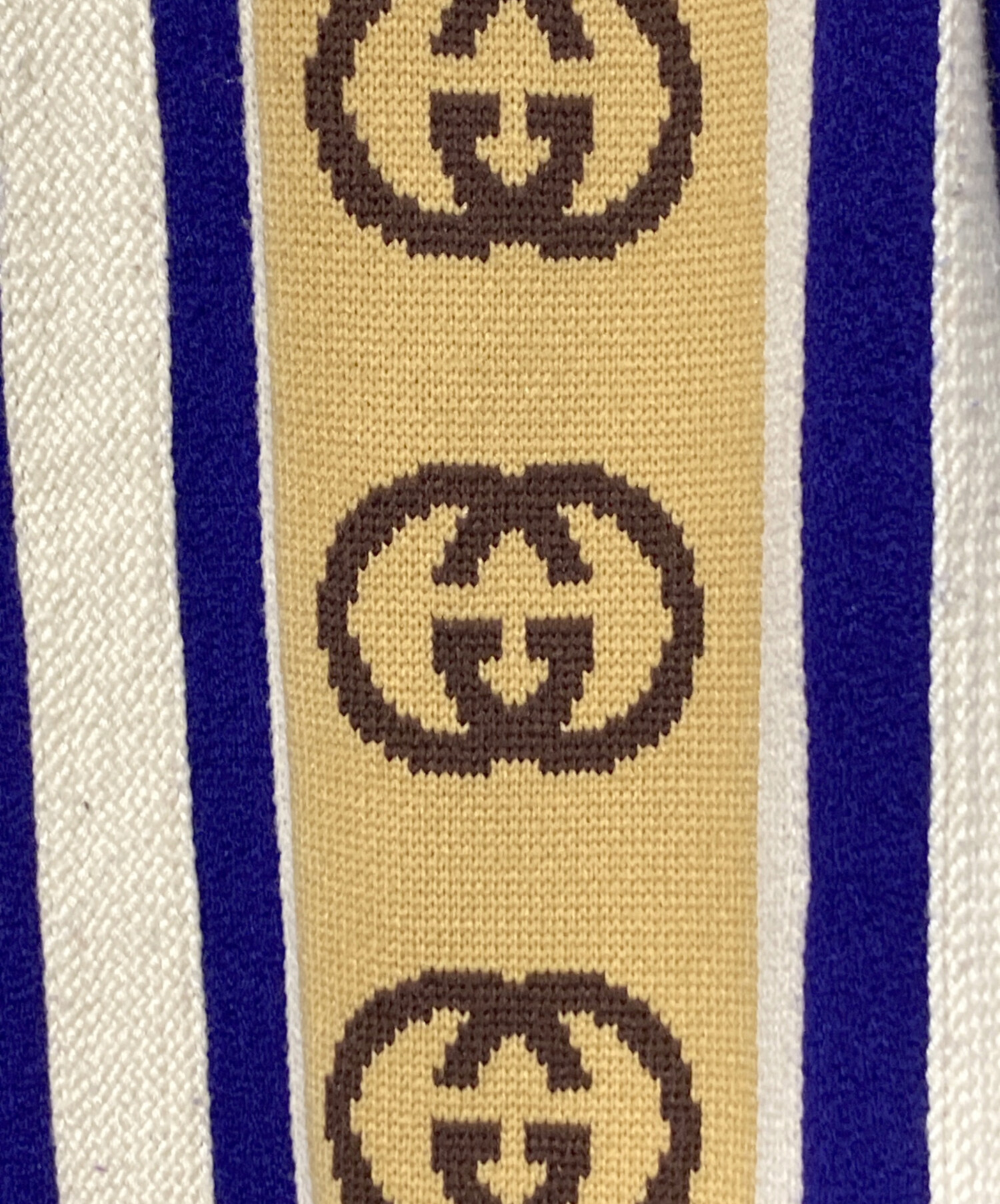 中古・古着通販】GUCCI (グッチ) サイドロゴウールトラックパンツ