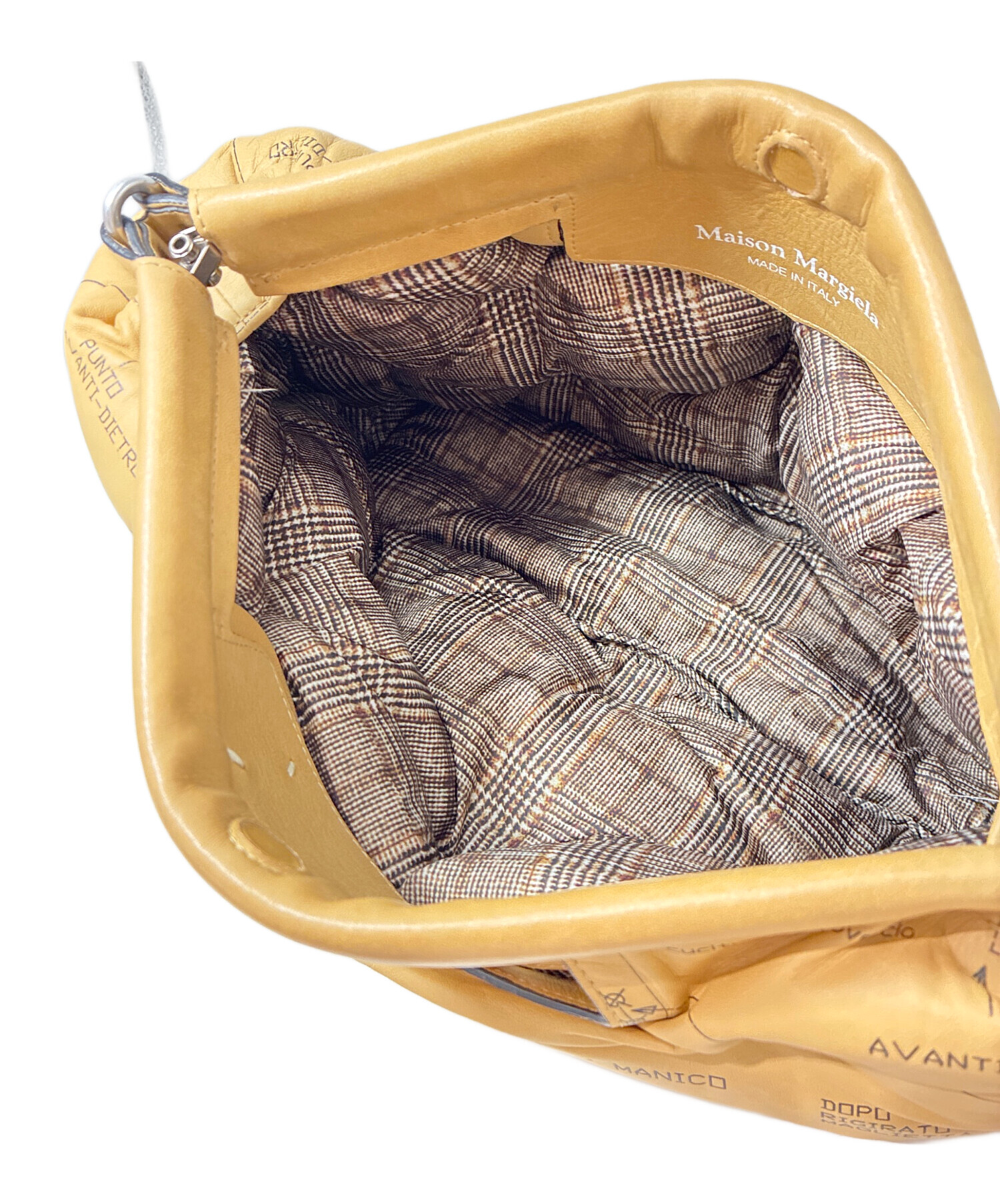 Maison Margiela メゾンマルジェラ ショルダーバッグ  黄 【古着】【中古】【送料無料】 Maison Margiela メゾンマルジェラ ショルダーバッグ - 黄 【古着