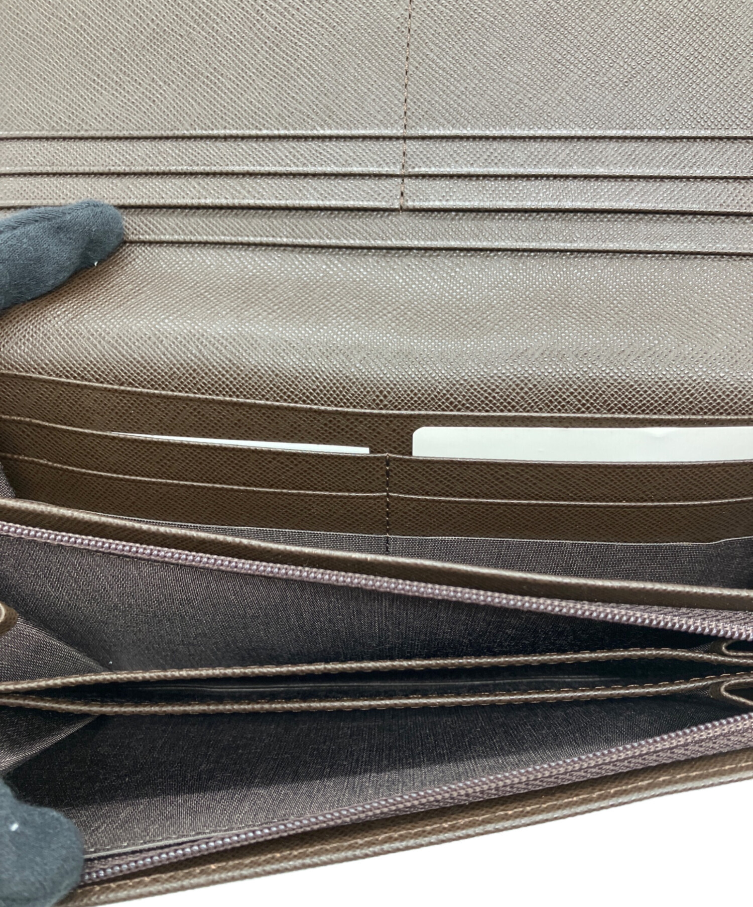 BURBERRY バーバリー 財布・ケース  グレー 【古着】【中古】【送料無料】 BURBERRY - 美品 バーバリー 8074281 レザー グレー 長財布 1360【中古