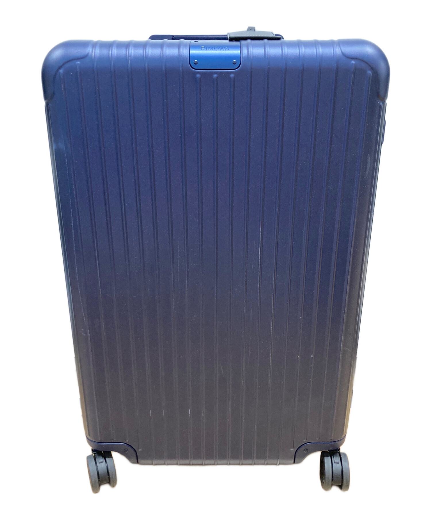 【中古品】RIMOWAキャリーケース ネイビー84L 中古・古着通販】RIMOWA (リモワ) スーツケース ネイビー｜ブランド