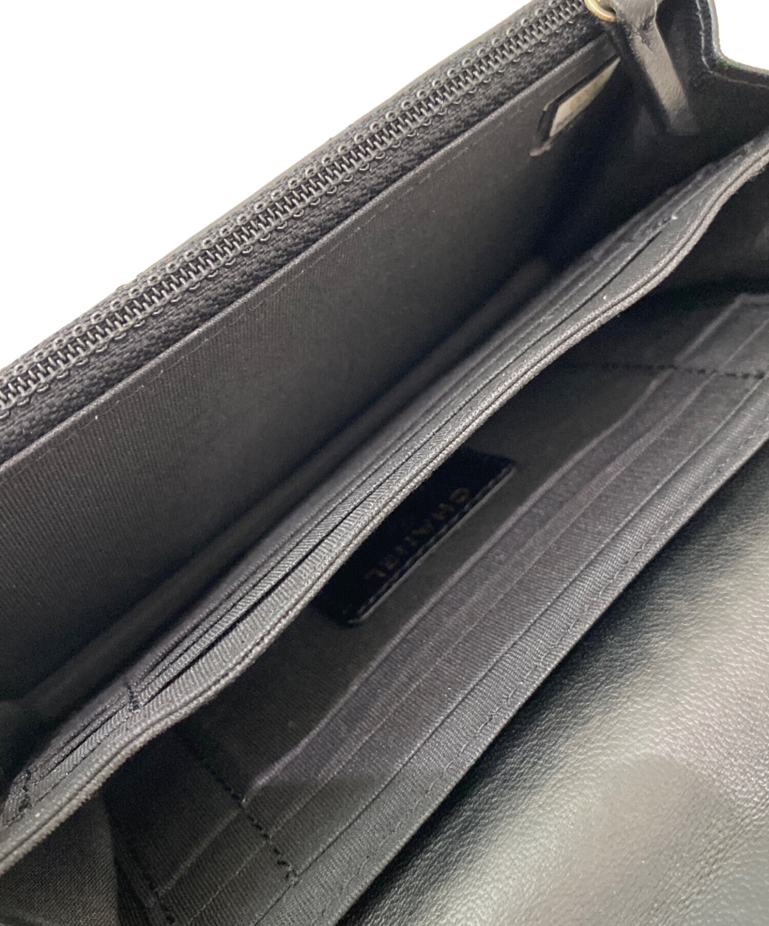 中古・古着通販】CHANEL (シャネル) チェーンウォレット ブラック