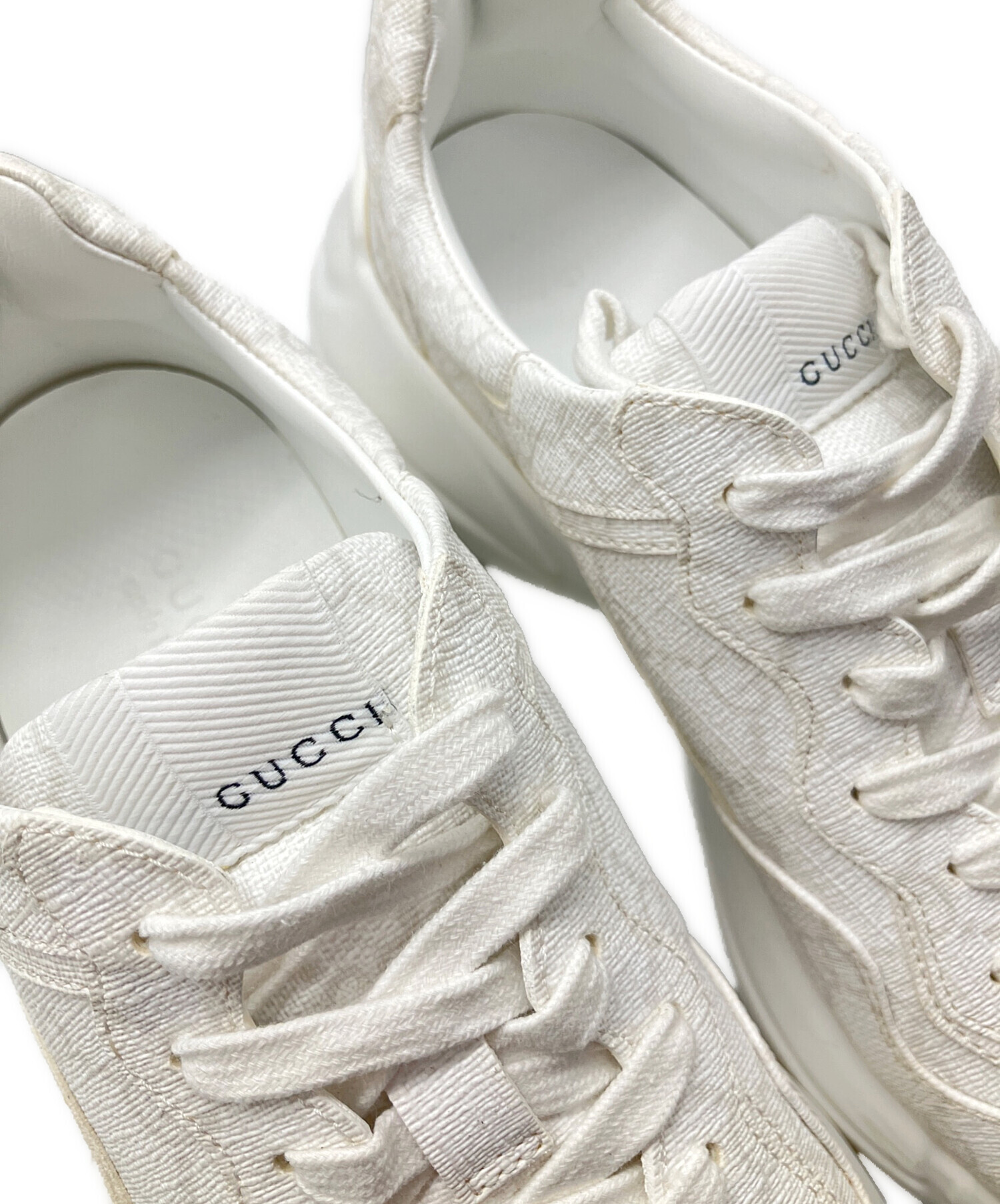 中古・古着通販】GUCCI (グッチ) GG Rhyton Sneaker ライトン ダッド 