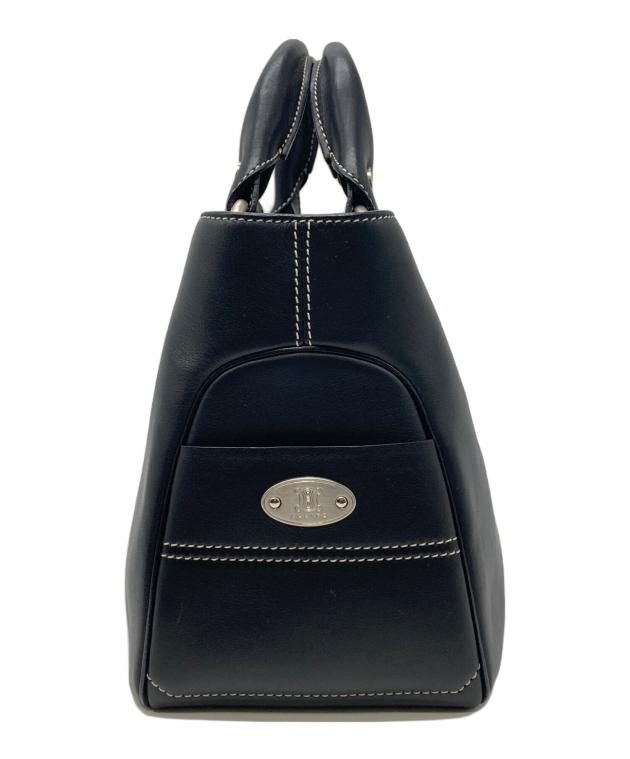 CELINE ブラック　ブギーバッグ CELINE（セリーヌ） ブギーバッグ ブラゾン ロゴ ハンドバッグ レザー