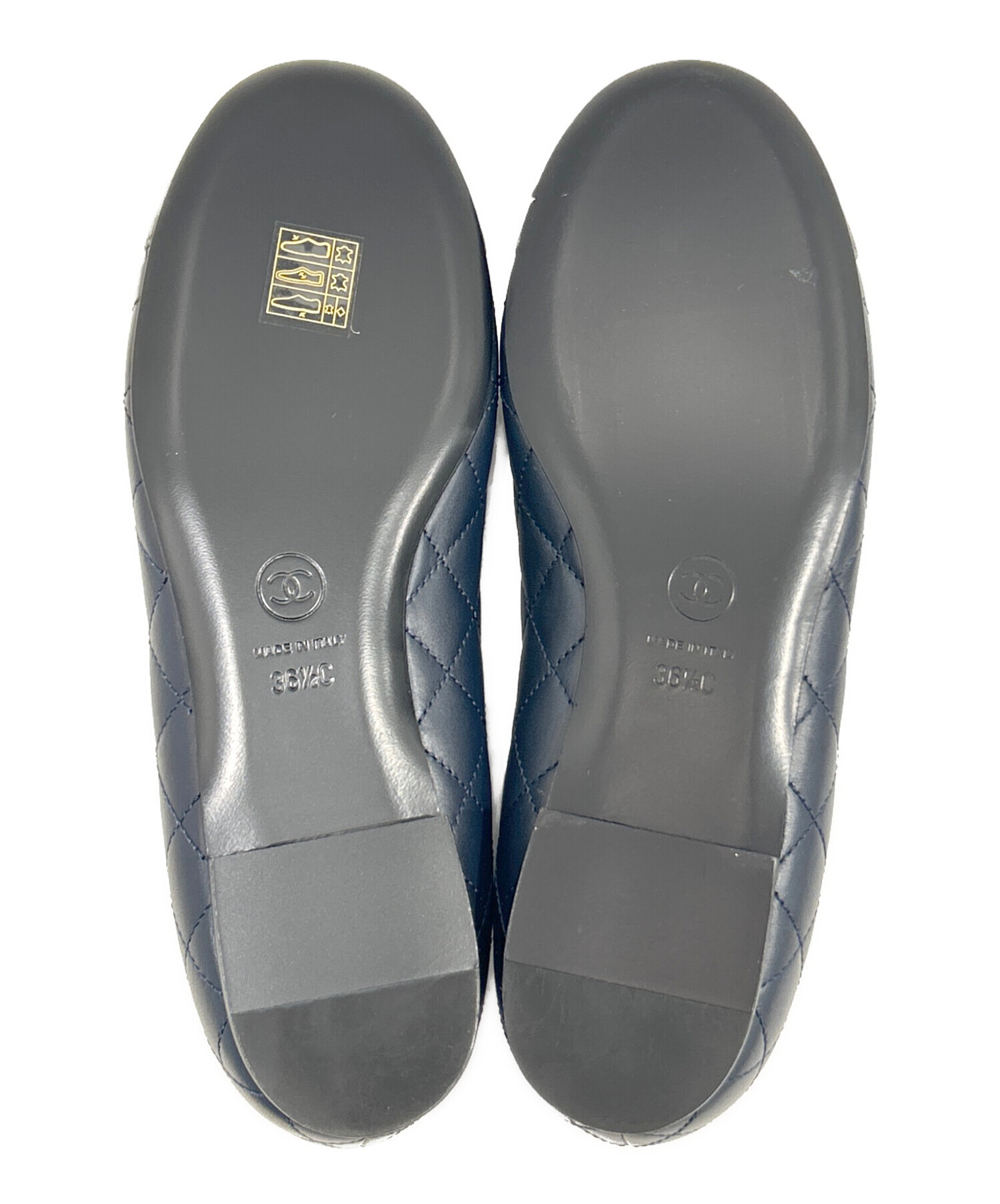 CHANEL 【美品】ネイビーハイヒールパンプス36 2/1 約23.5cm JIMMY CHOO（ジミーチュウ） パンプス エナメル 10cm ハイヒール