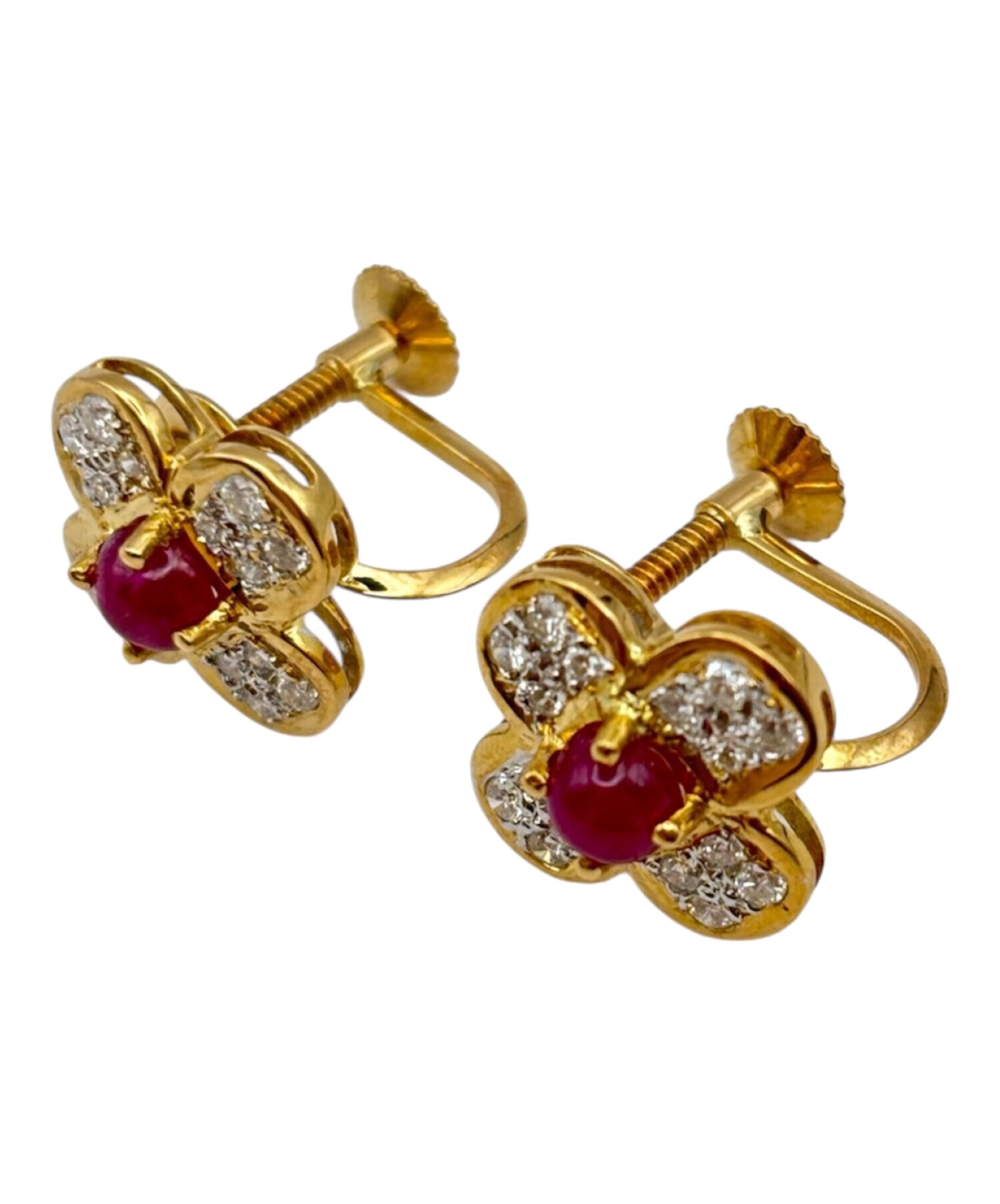 中古・古着通販】Ponte Vecchio (ポンテヴェキオ) Flower Ruby Diamond