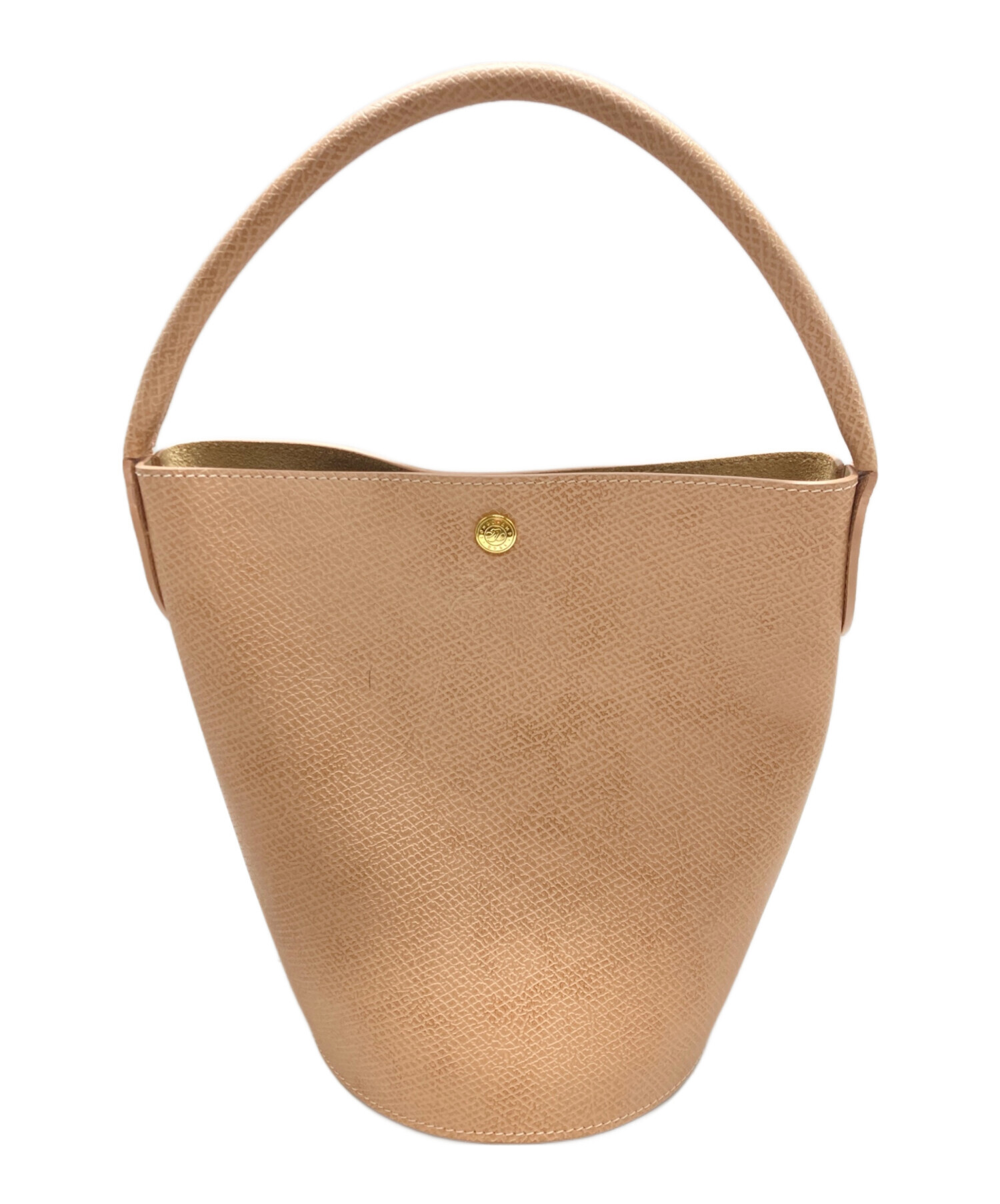 中古・古着通販】LONGCHAMP (ロンシャン) バケットバッグ ピンク