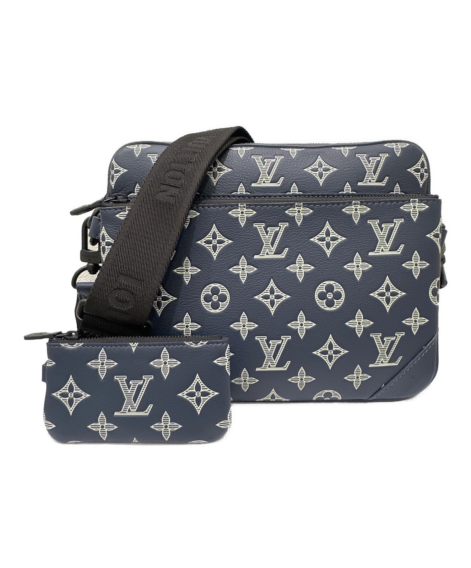 中古・古着通販】LOUIS VUITTON (ルイ ヴィトン) トリオメッセンジャー