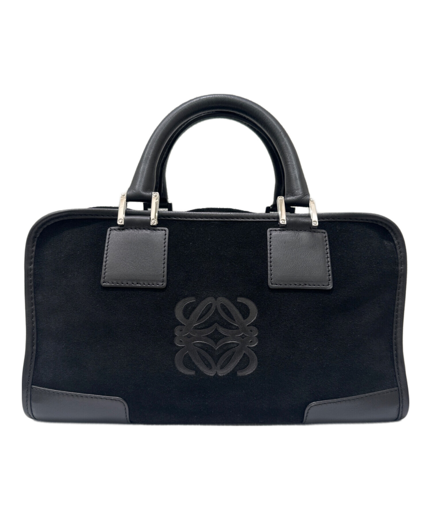 中古・古着通販】LOEWE (ロエベ) アマソナ28/スウェードハンドバッグ