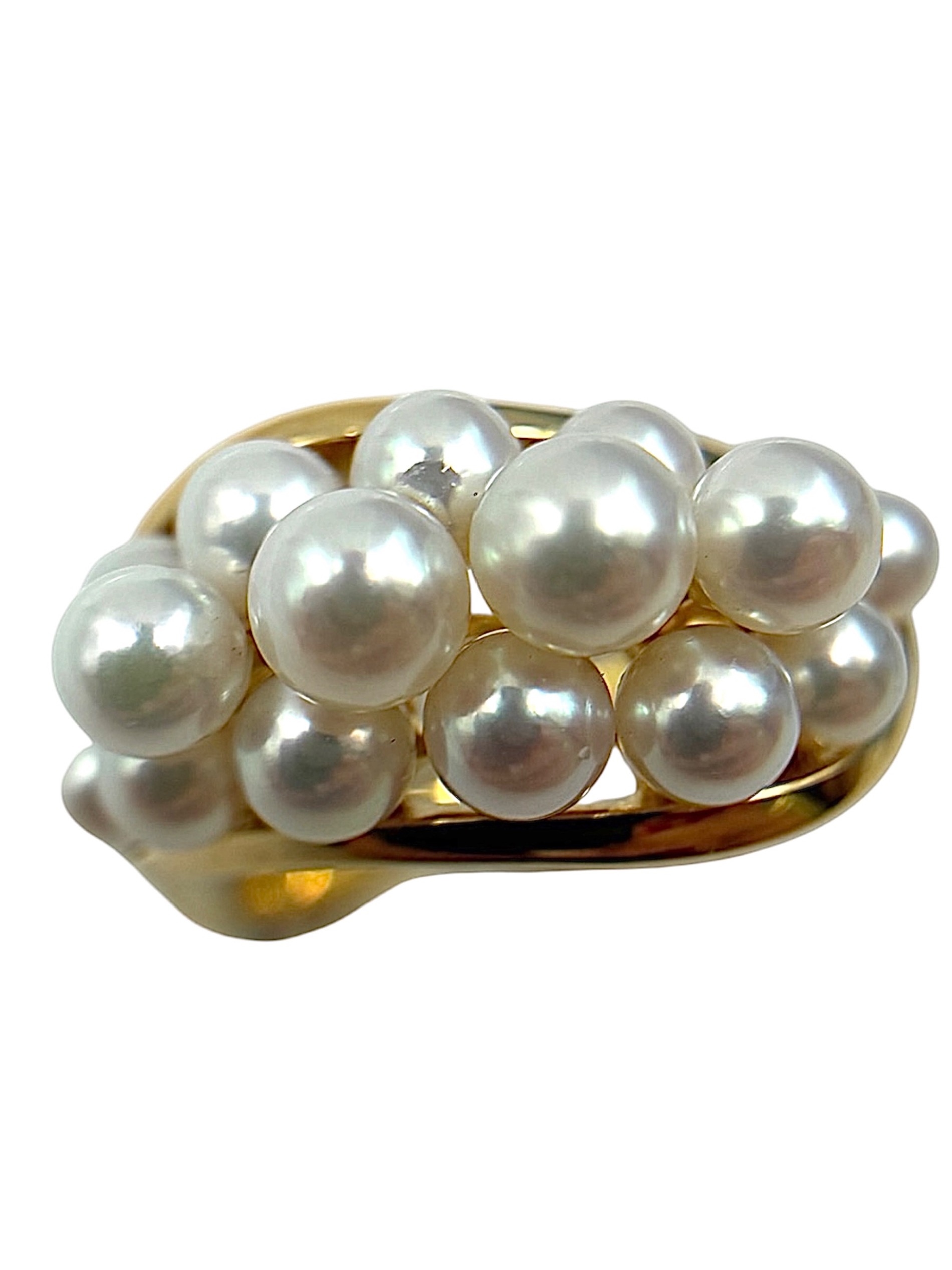 中古・古着通販】MIKIMOTO (ミキモト) パールリング サイズ:約9号