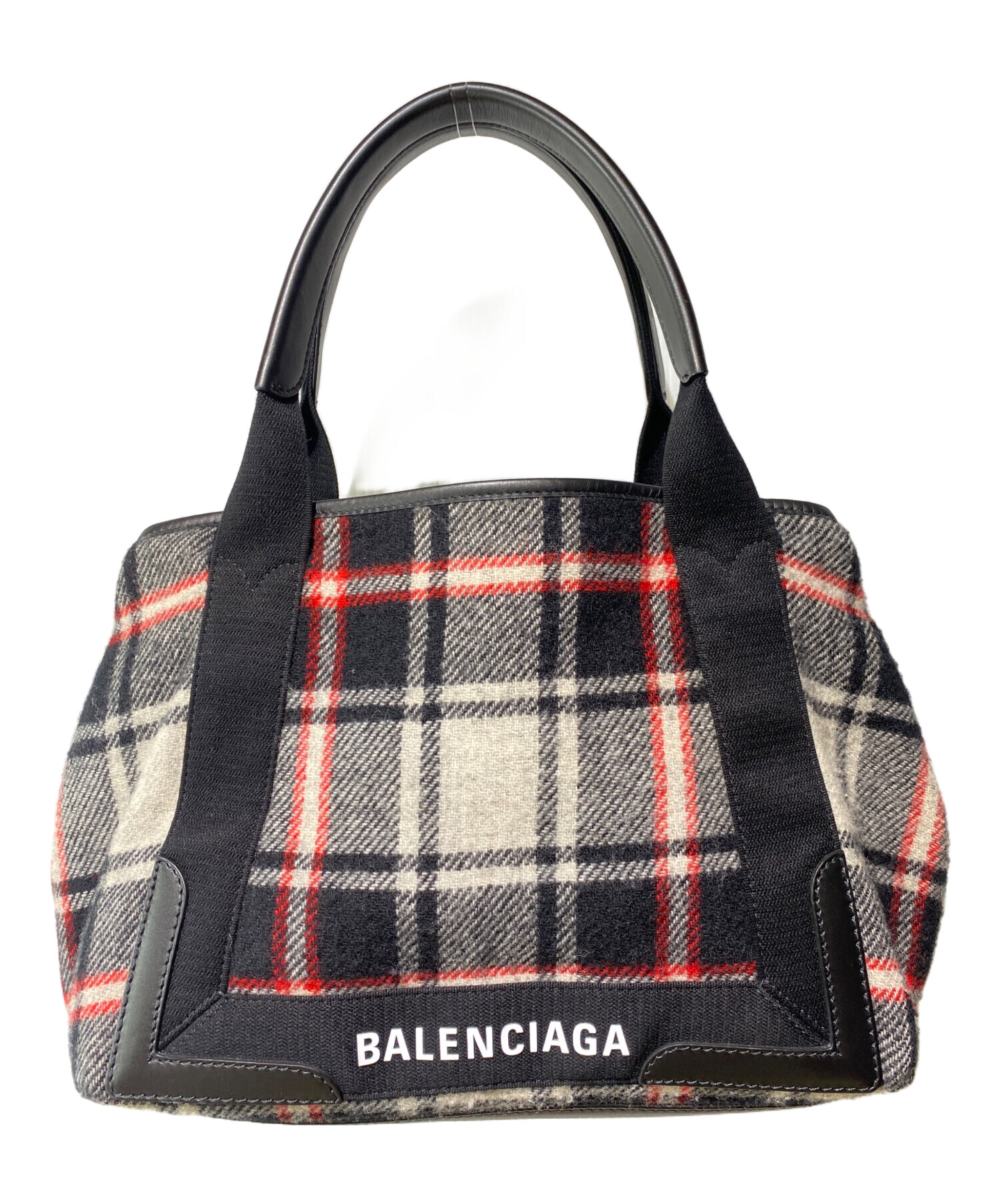 中古・古着通販】BALENCIAGA (バレンシアガ) カバス チェック柄 