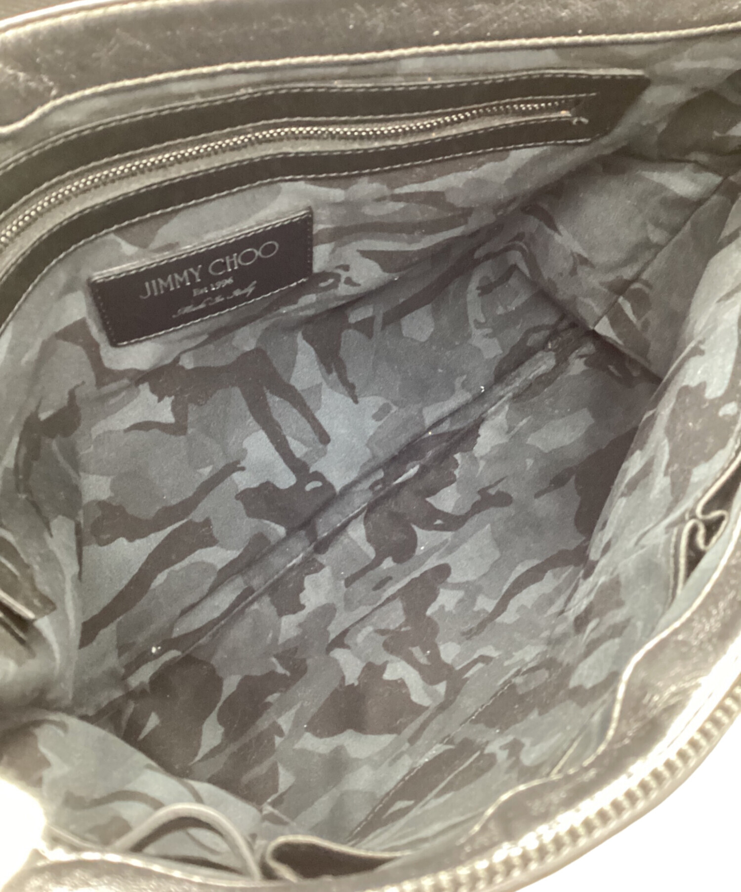 中古・古着通販】JIMMY CHOO (ジミーチュウ) クラッチバッグ シルバー