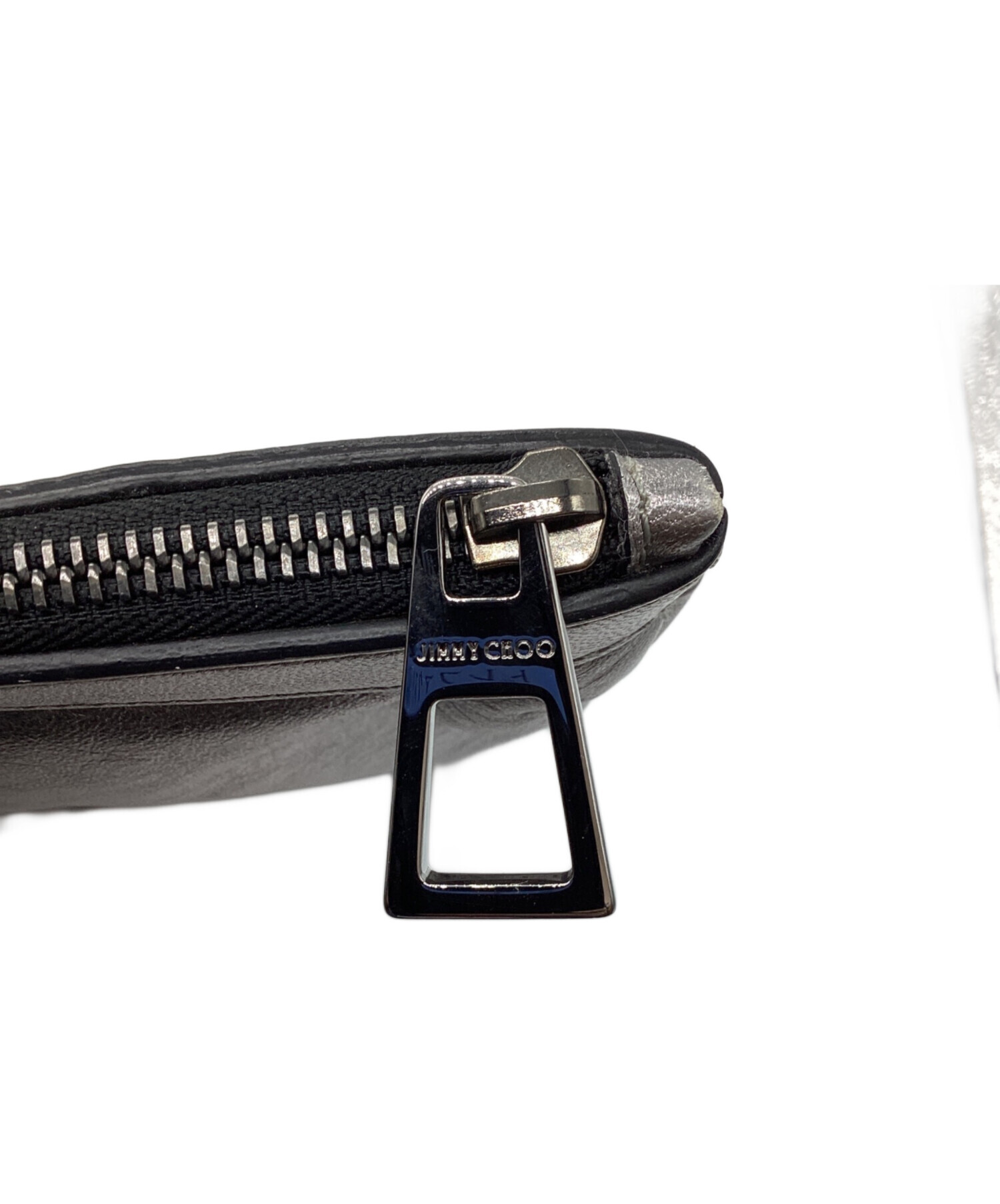 JIMMY CHOO シルバー クラッチバッグ 中古・古着通販】JIMMY CHOO (ジミーチュウ) クラッチバッグ シルバー