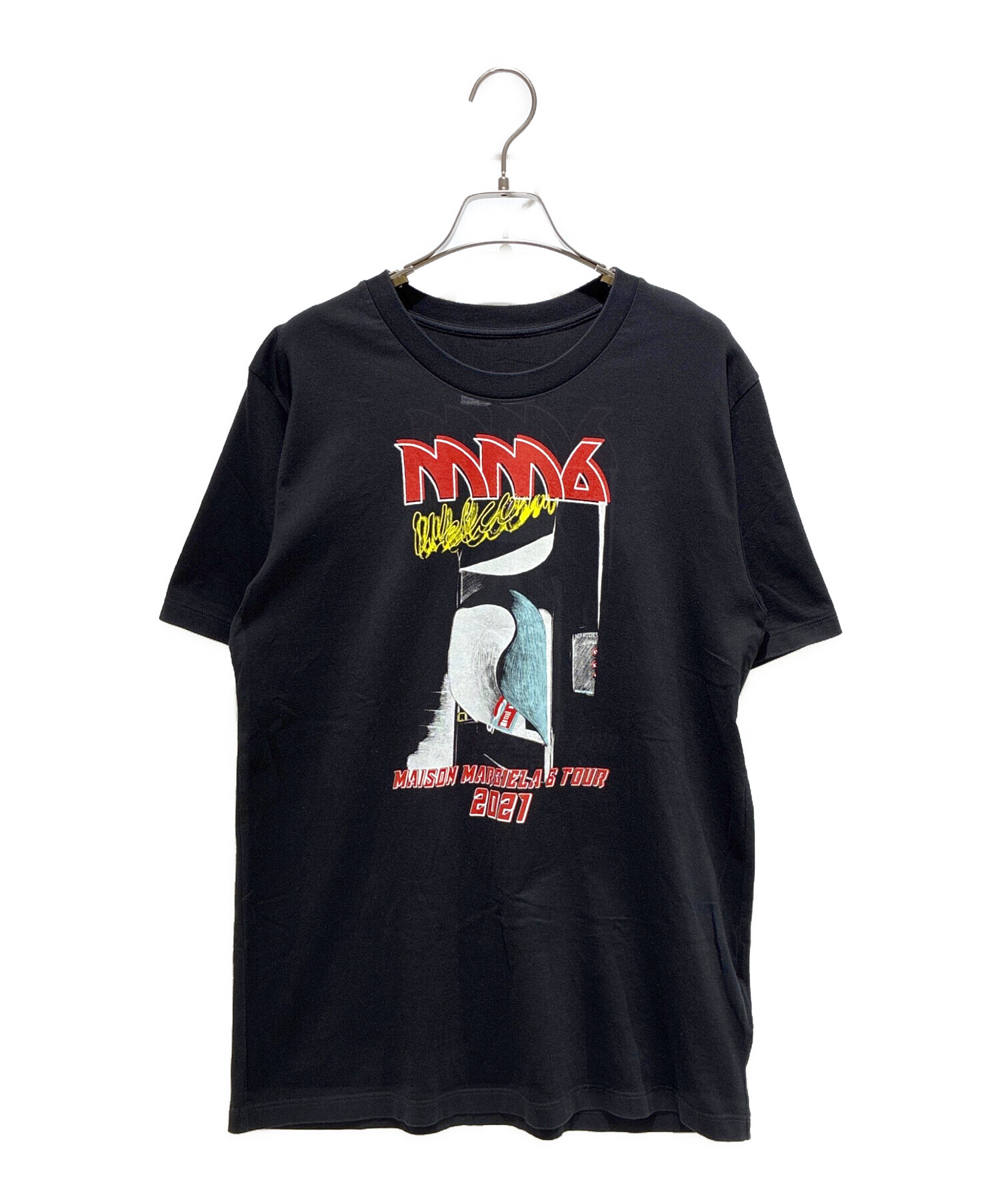 Mm6 t シャツ MEN ロゴプリントTシャツ