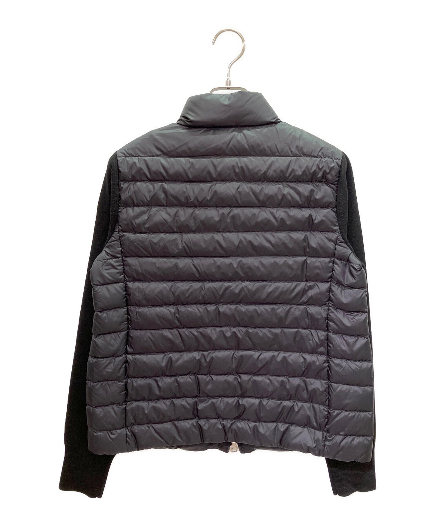 中古・古着通販】MONCLER (モンクレール) ニット切替ダウンジャケット 