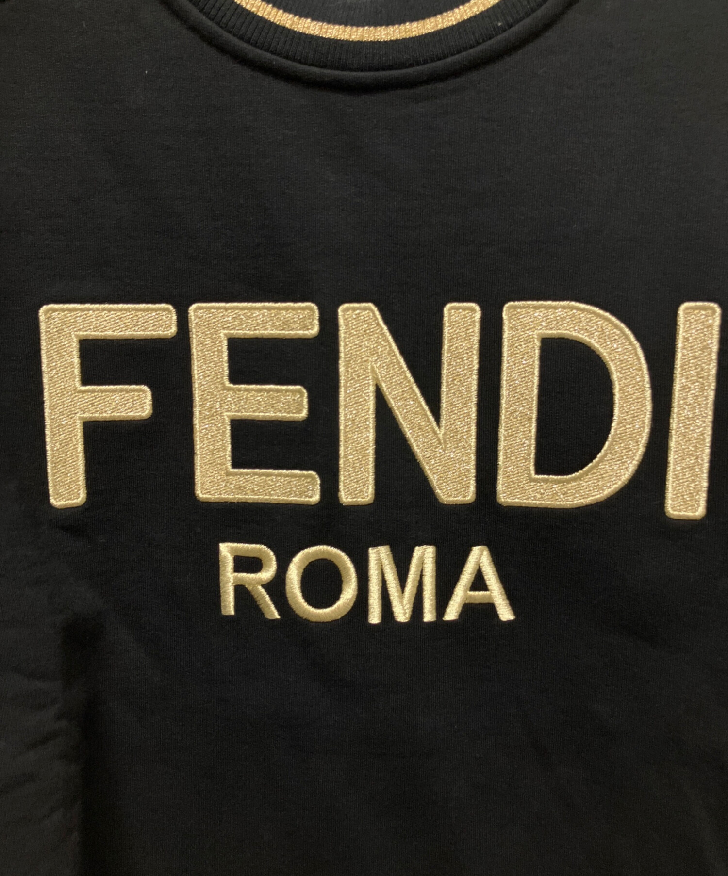 中古・古着通販】FENDI (フェンディ) ロゴクロップド スウェット