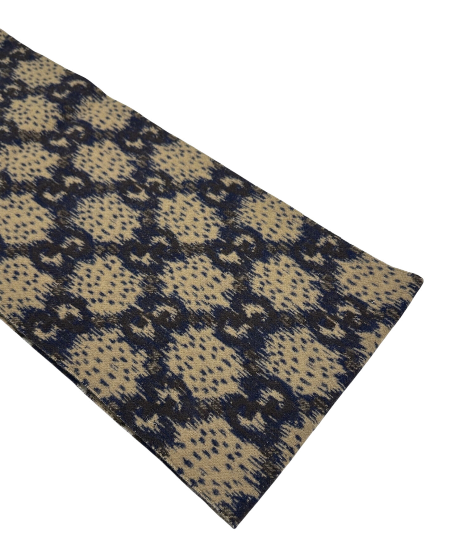 中古・古着通販】GUCCI (グッチ) ウールマフラー ベージュ｜ブランド