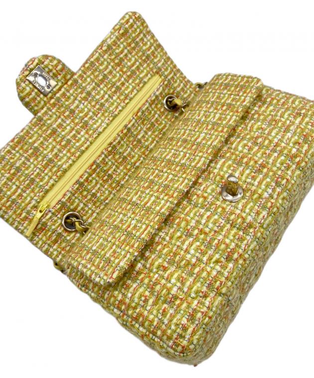 中古・古着通販】CHANEL (シャネル) ツイードチェーンショルダーバッグ