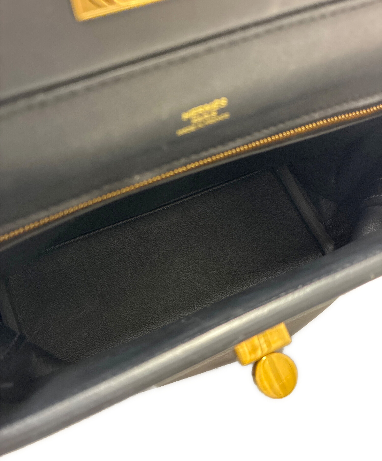 中古・古着通販】HERMES (エルメス) ヴァンキャトル21 ブラック サイズ