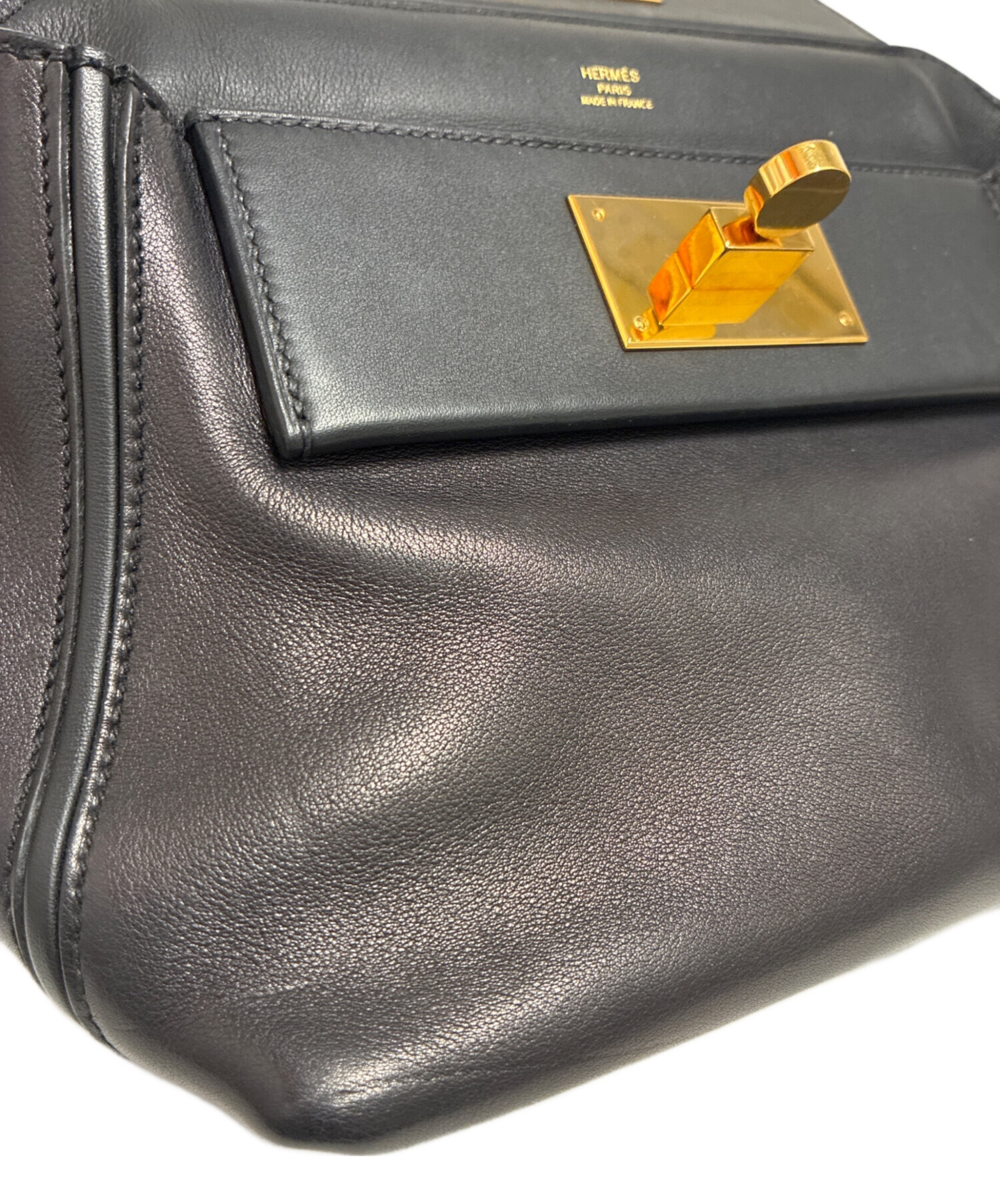 中古・古着通販】HERMES (エルメス) ヴァンキャトル21 ブラック サイズ