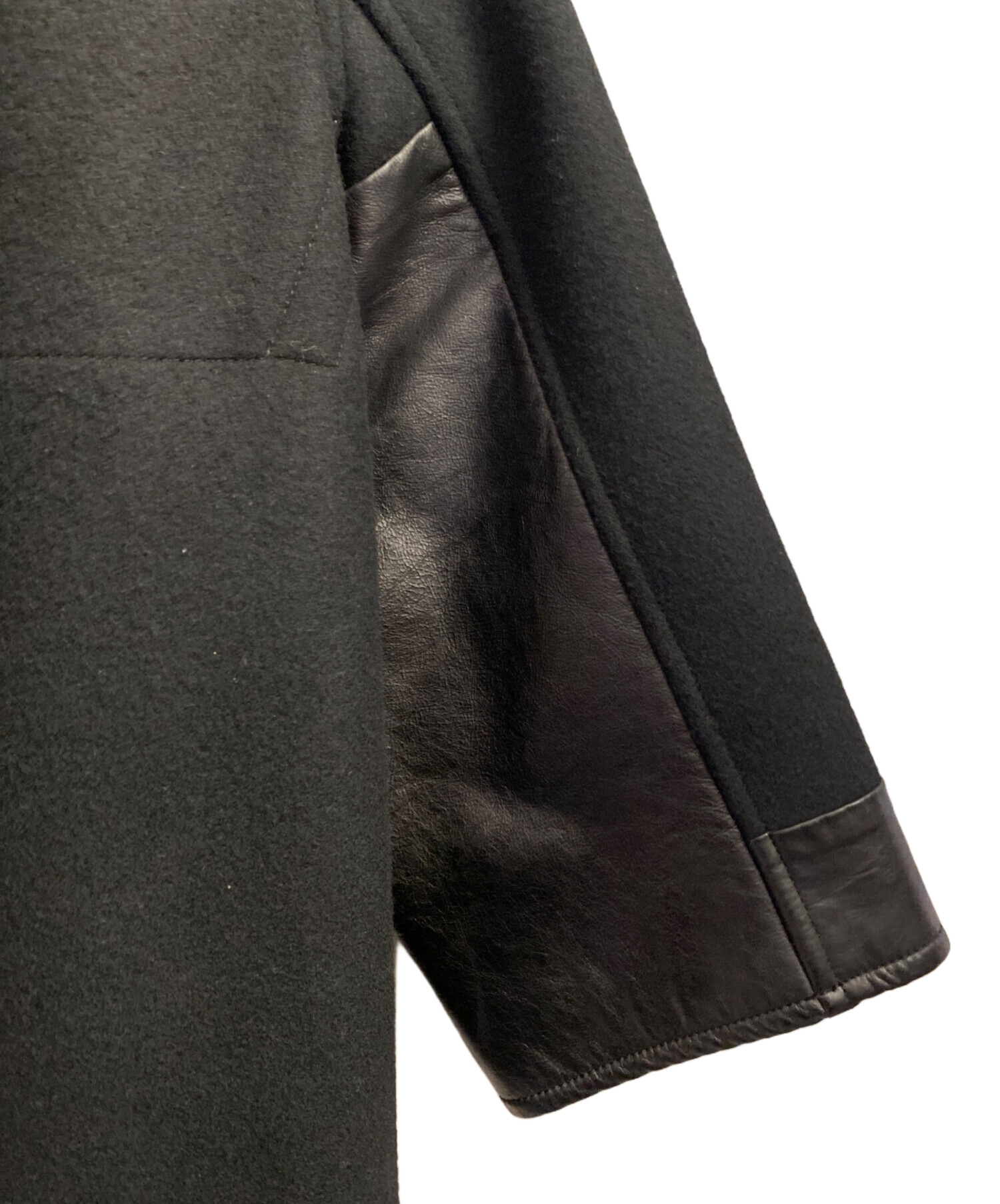 中古・古着通販】JIL SANDER (ジルサンダー) ウールレザー切替