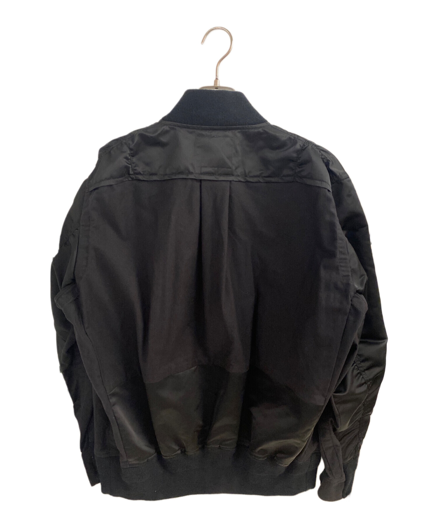 中古・古着通販】sacai (サカイ) Nylon Twill Cotton Blouson ブラック