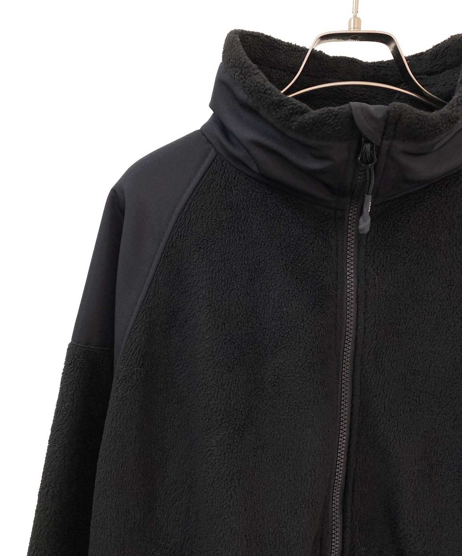 中古・古着通販】HYKE (ハイク) フリースジャケット ブラック サイズ