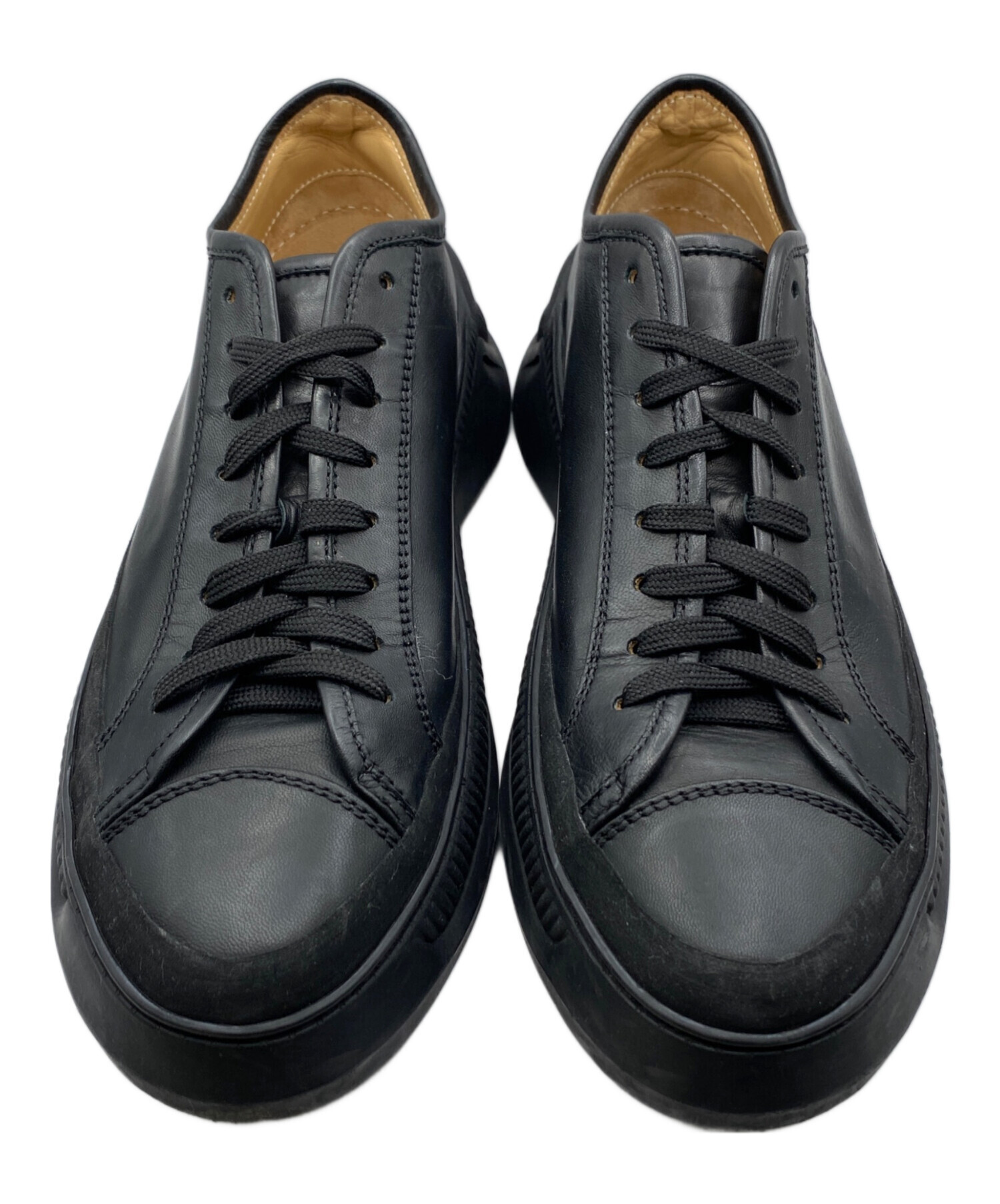 中古・古着通販】OAMC (オーエーエムシー) レザースニーカー ブラック