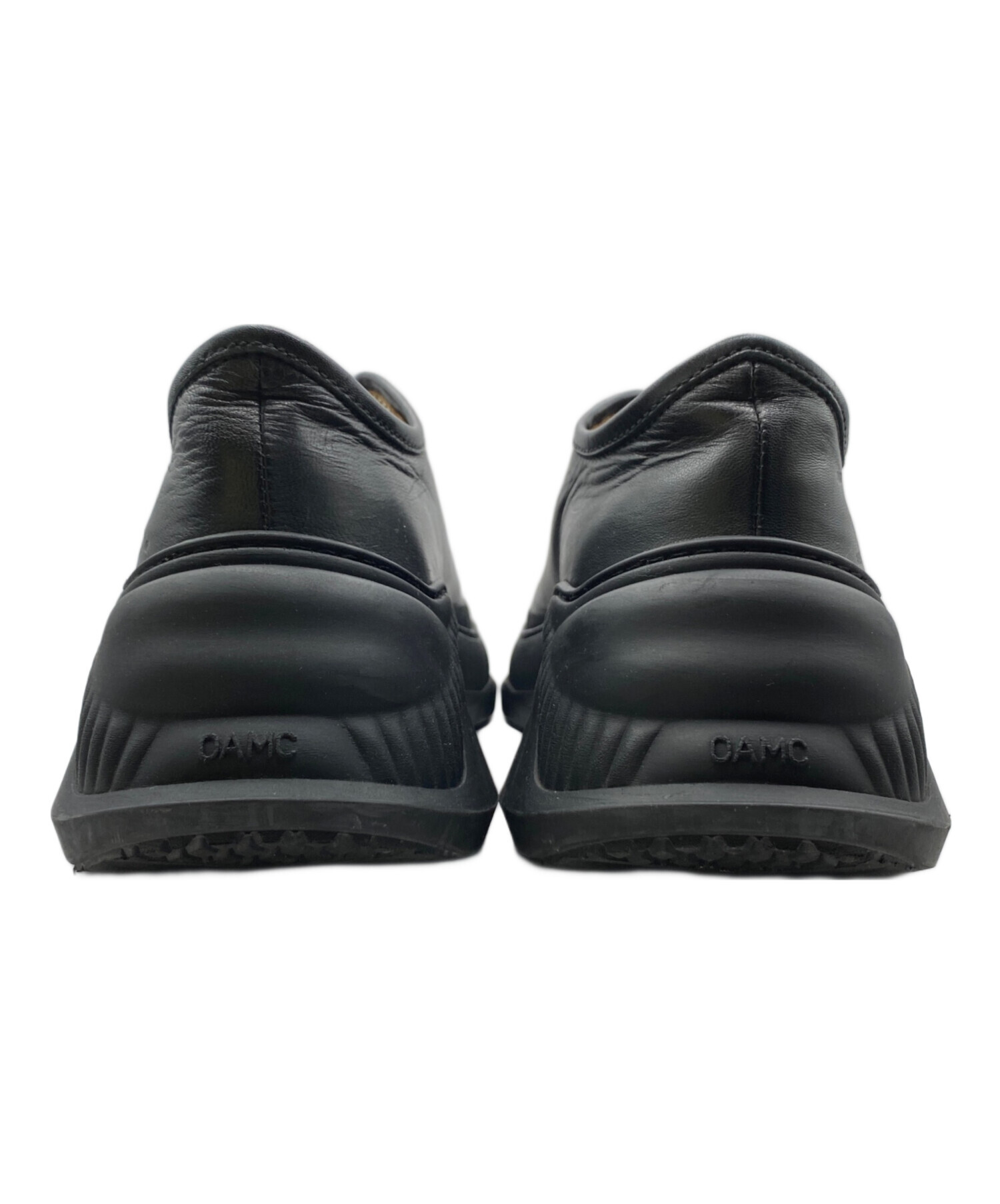 中古・古着通販】OAMC (オーエーエムシー) レザースニーカー ブラック