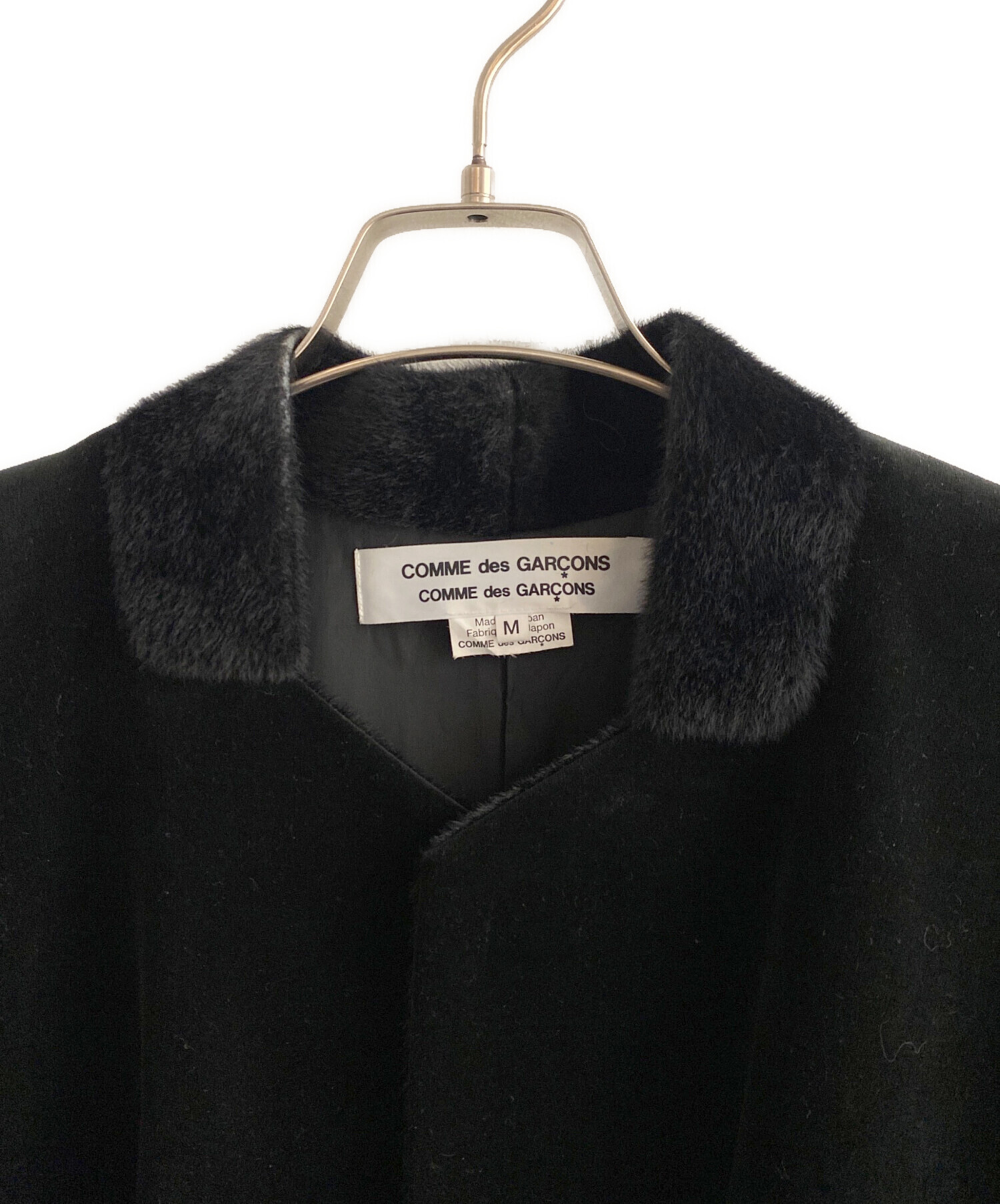 COMME des GARCONS コムデギャルソン ファー ショール ブラック COMME des GARCONS コムデギャルソン レディース マフラー（ストール