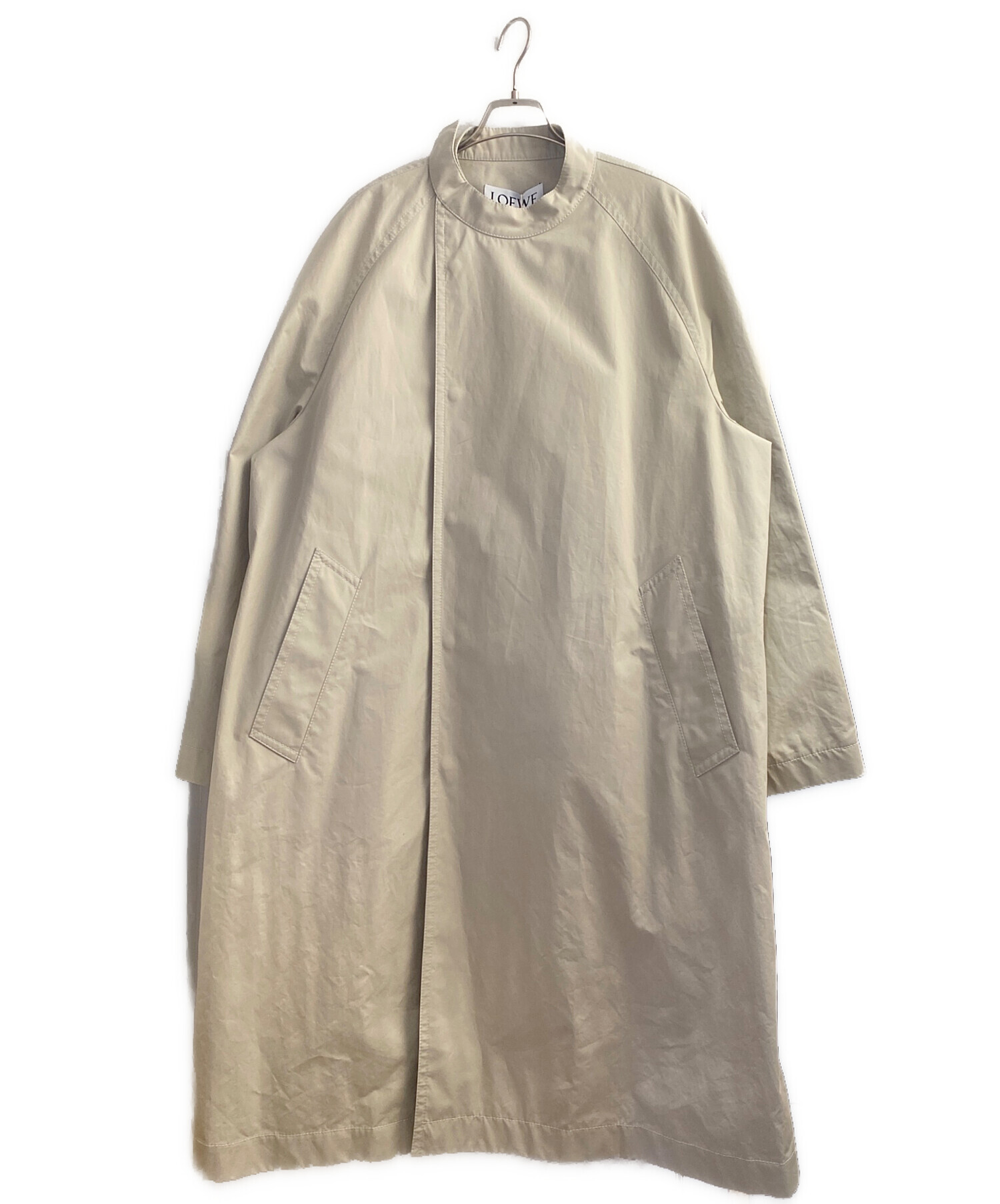 中古・古着通販】LOEWE (ロエベ) オーバーサイズコート ベージュ 