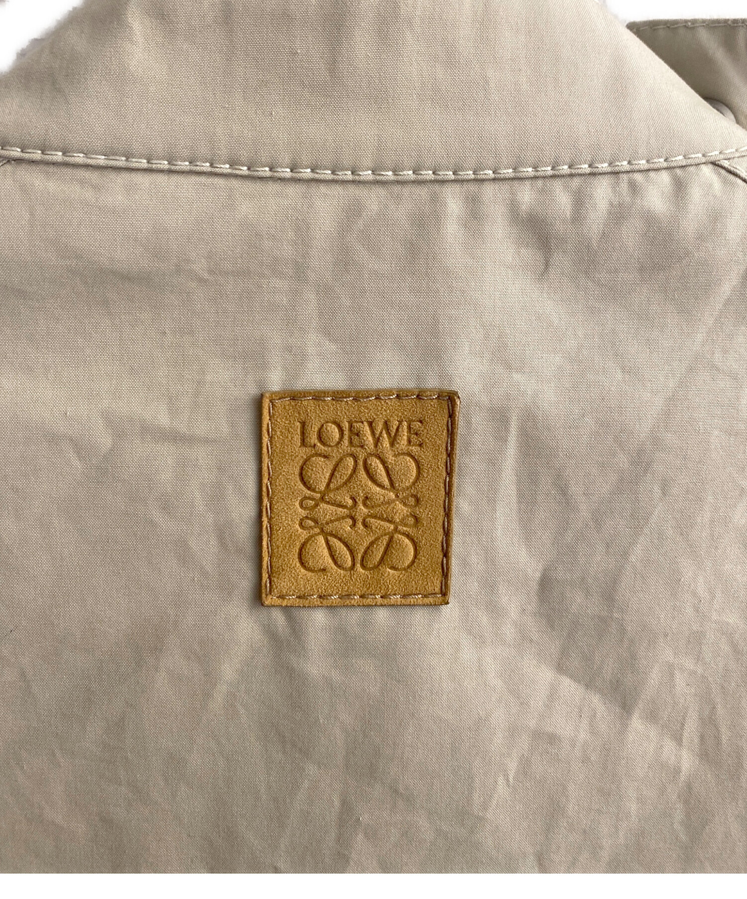 中古・古着通販】LOEWE (ロエベ) オーバーサイズコート ベージュ 
