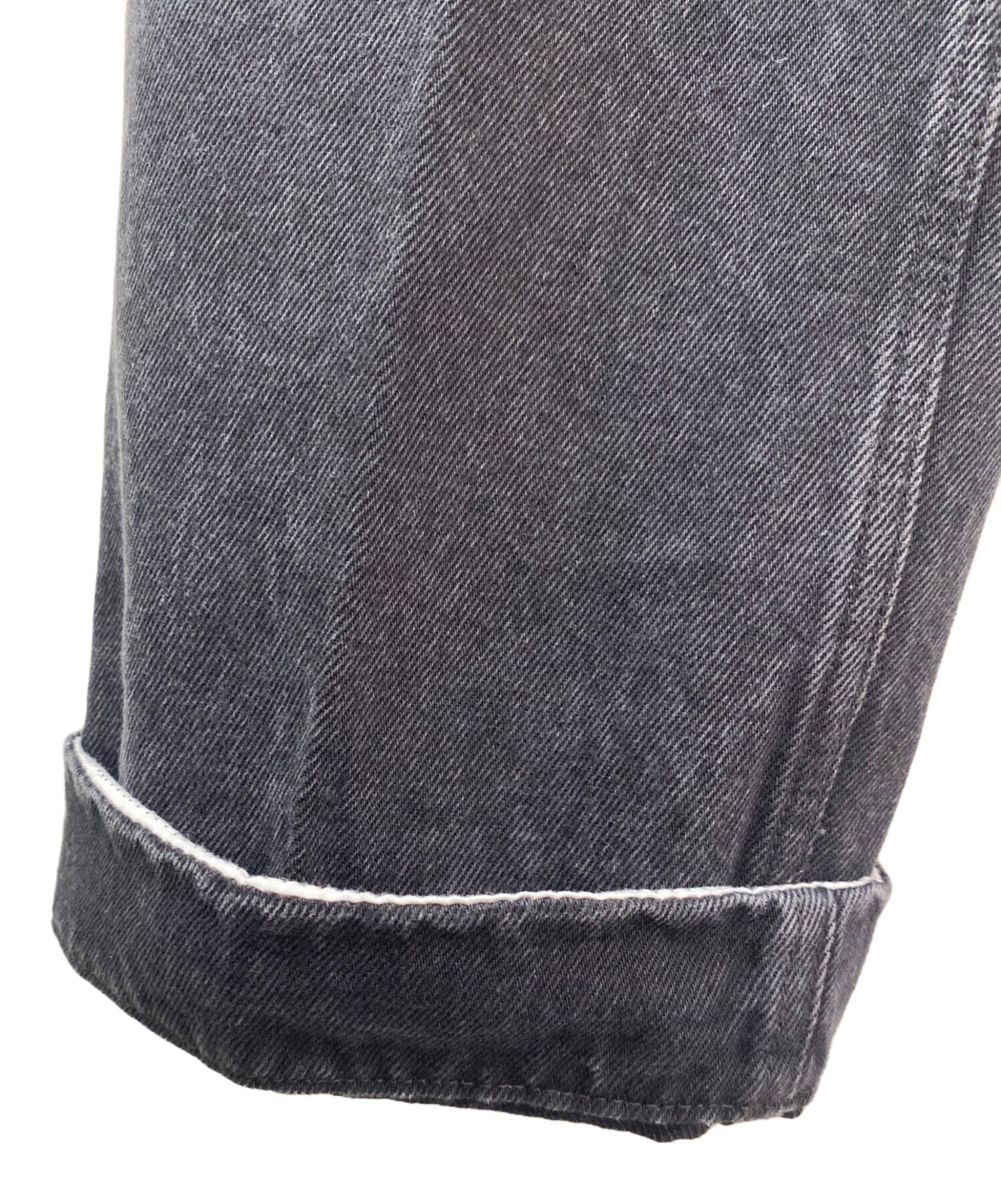 中古・古着通販】LOEWE (ロエベ) デニムパンツ ブラック サイズ