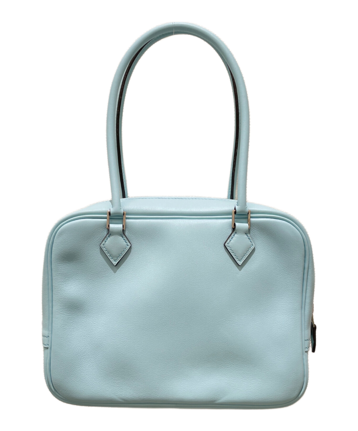 中古・古着通販】HERMES (エルメス) ハンドバッグ スカイブルー サイズ