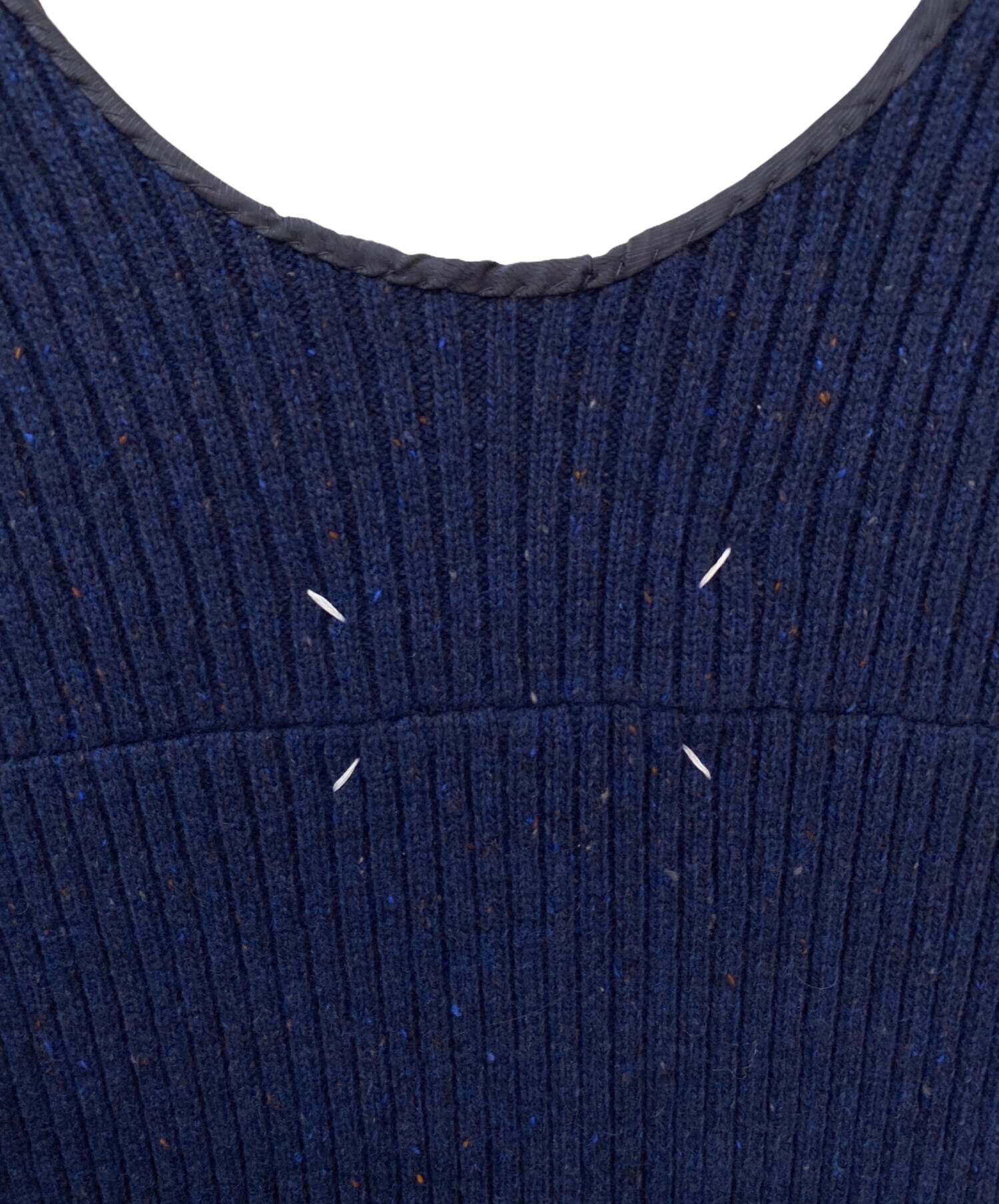 Martin Margiela 切替ニットワンピース ネイビー IMG_6169-750x750.jpeg