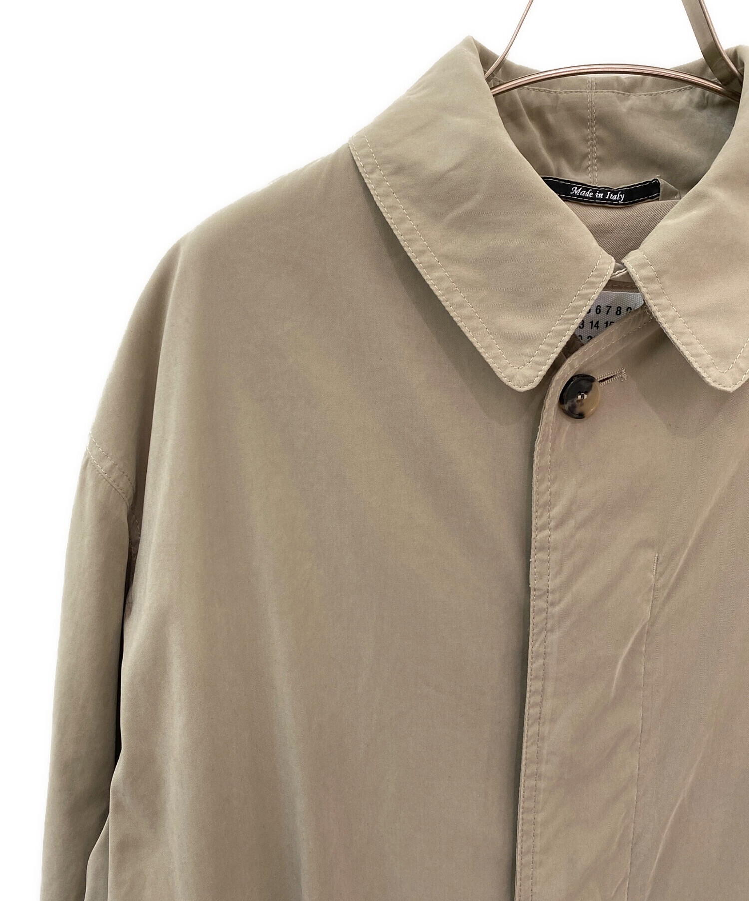 Maison Margiela ピーチコットンコート サイズ38 中古・古着通販】Maison Margiela (メゾンマルジェラ) 23SS ピーチ