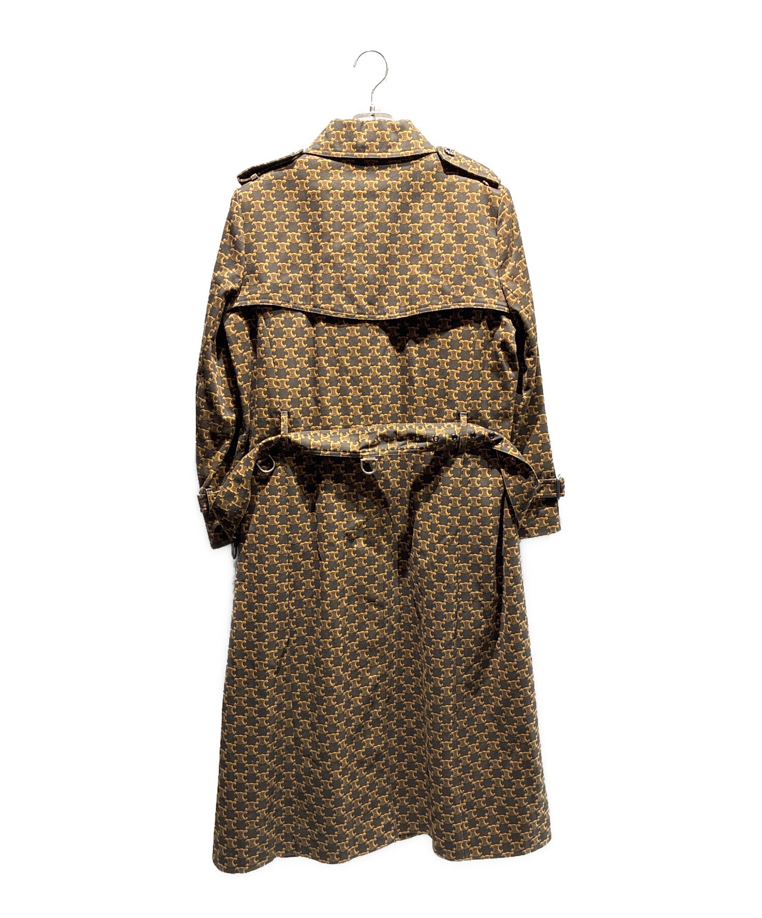 中古・古着通販】CELINE (セリーヌ) トレンチコート ダークブラウン