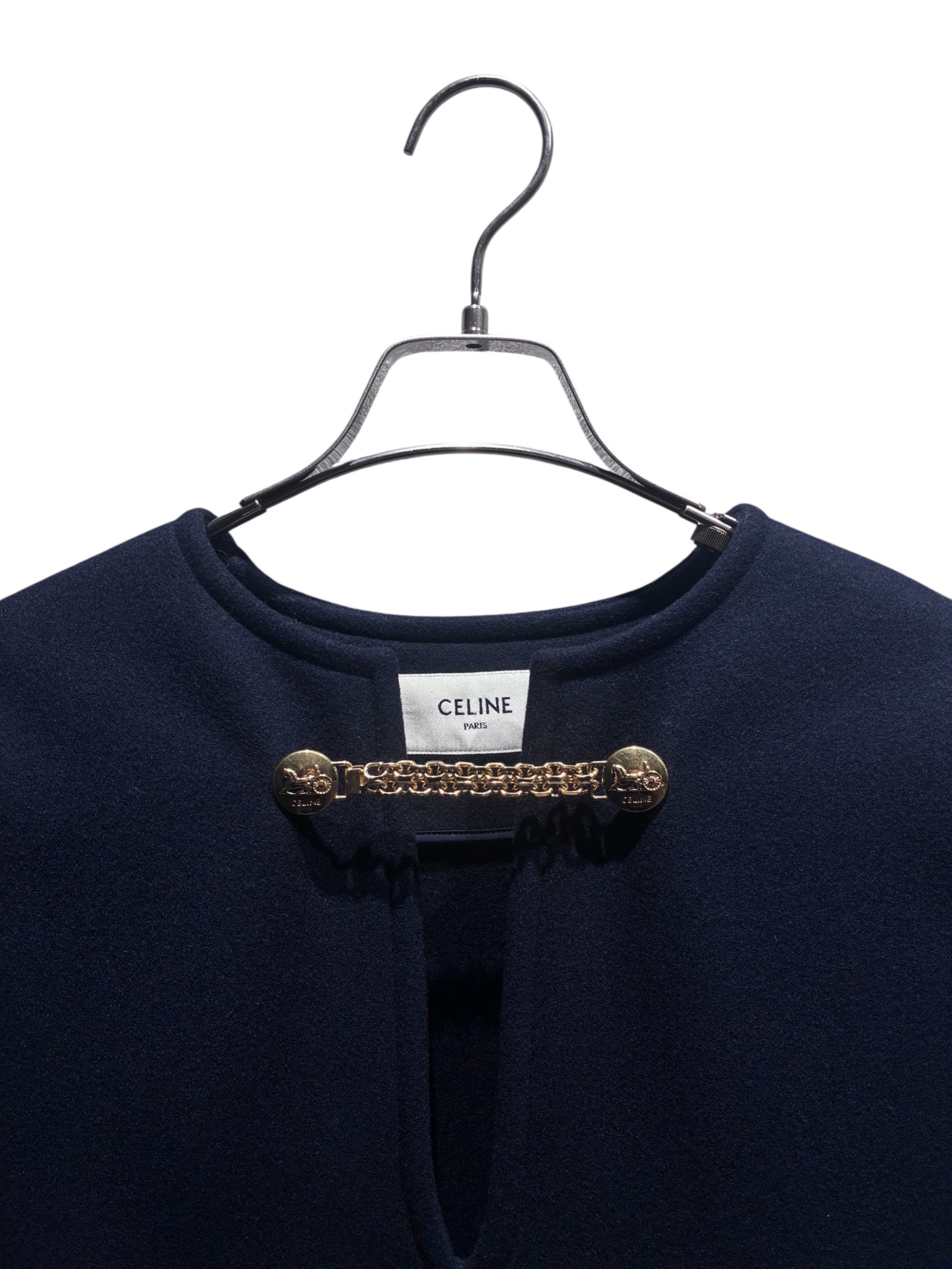 中古・古着通販】CELINE (セリーヌ) ウールスモック ネイビー サイズ