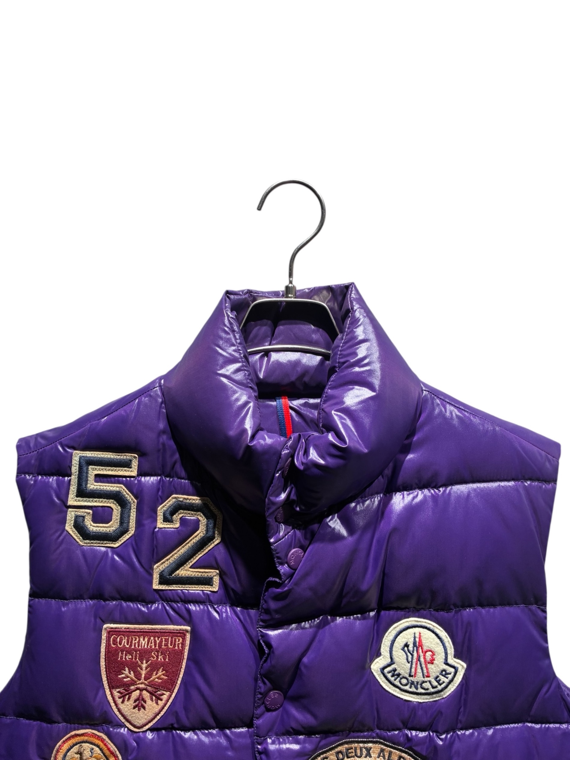 中古・古着通販】MONCLER (モンクレール) ダウンベスト パープル