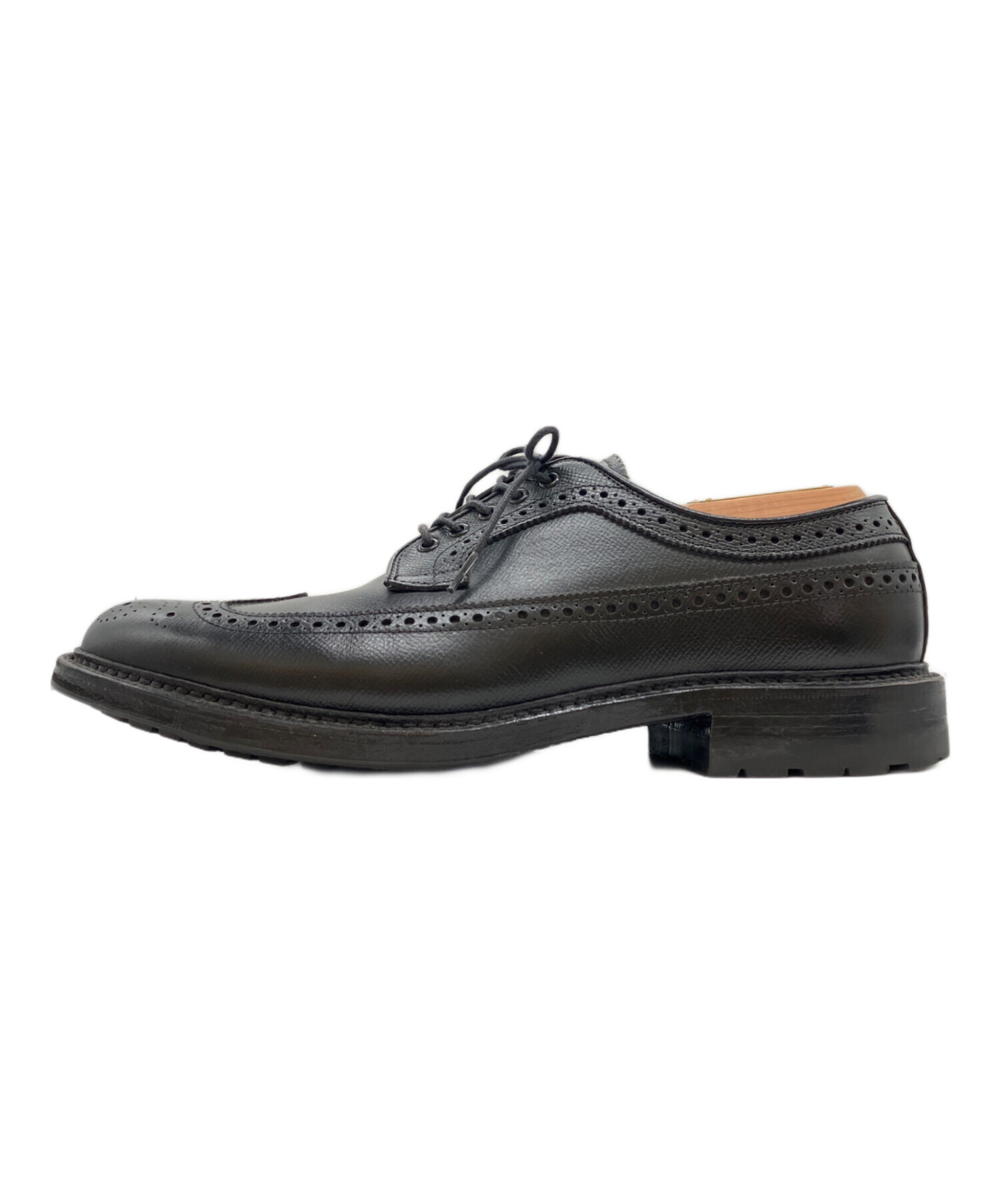 中古・古着通販】Alden (オールデン) ウィングチップシューズ ブラック 中古・古着通販】Alden (オールデン) ウィングチップシューズ ブラック