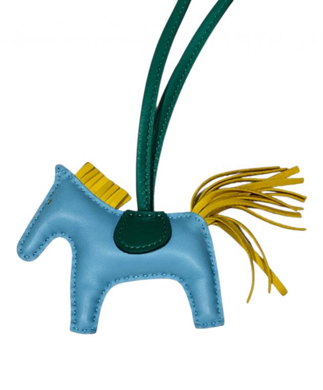 中古・古着通販】HERMES (エルメス) ロデオチャーム PM セレスト