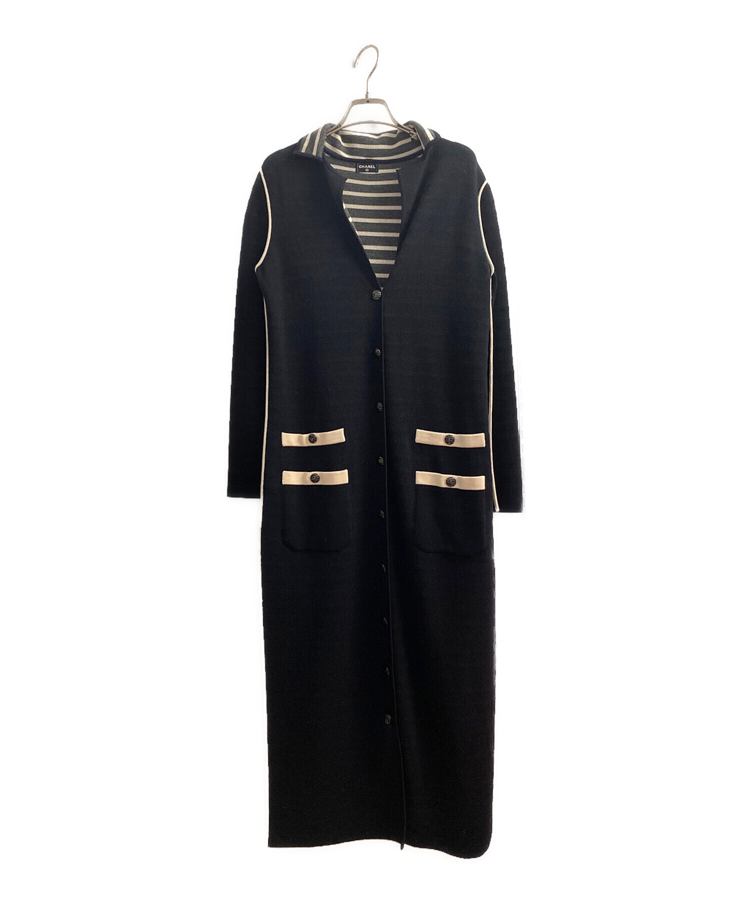 中古・古着通販】CHANEL (シャネル) リバーシブルロングカーディガン