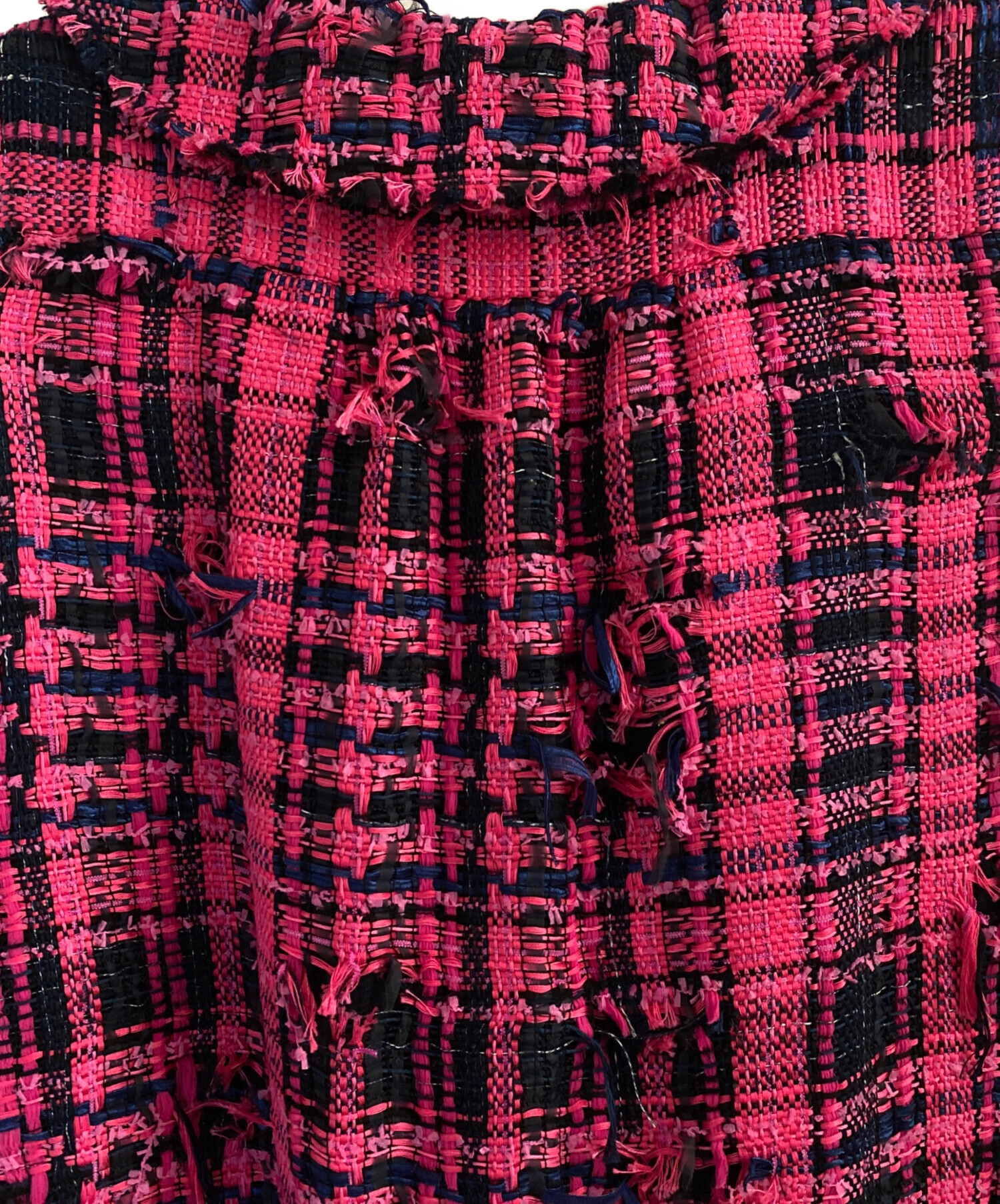 中古・古着通販】CHANEL (シャネル) ノースリーブツイードワンピース