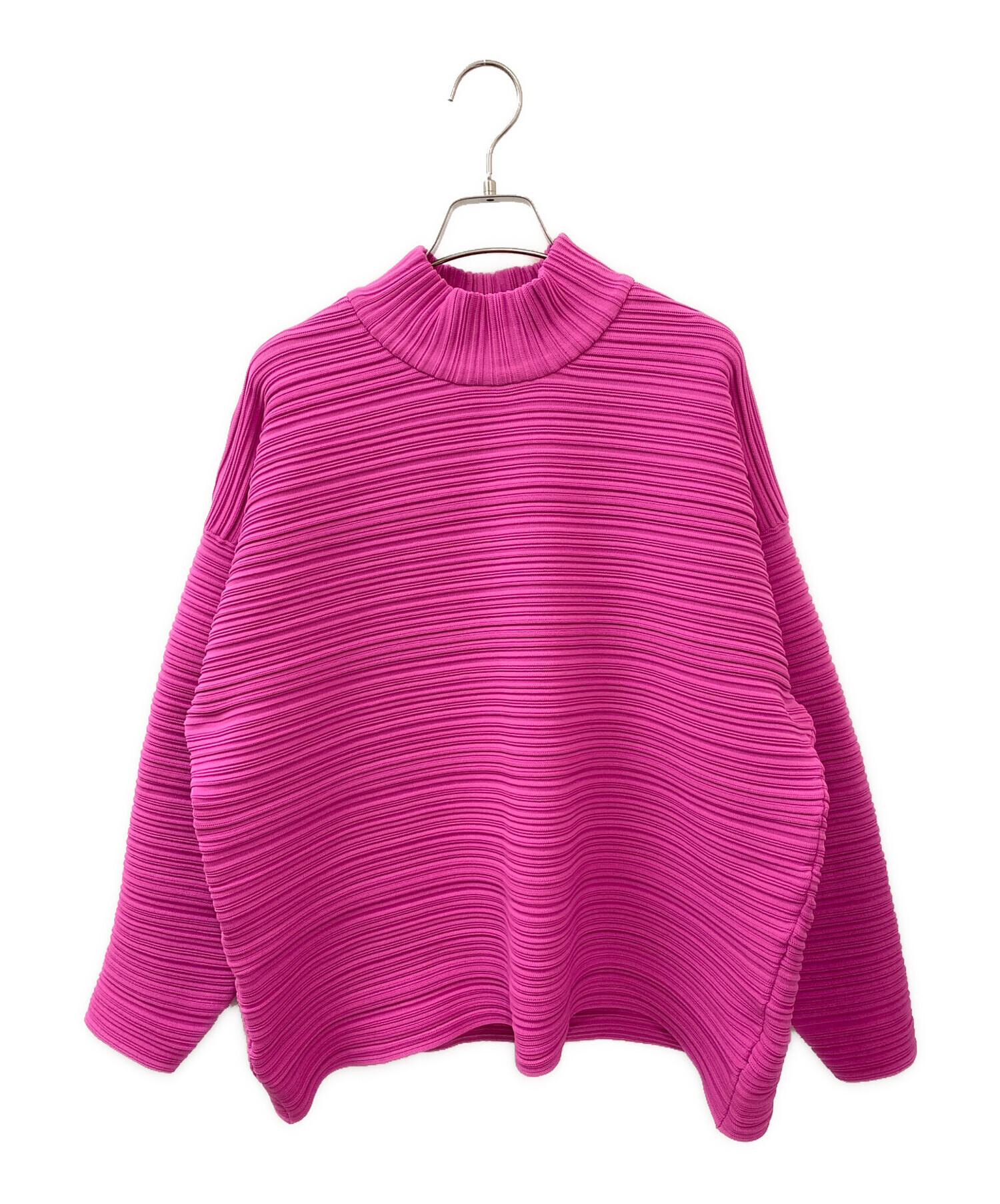 PLEATS PLEASE プリーツプリーズさくら色カットソー 中古・古着通販】PLEATS PLEASE (プリーツプリーズ) CREPE KNIT