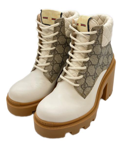 中古・古着通販】GUCCI (グッチ) GG Ankle Boot GGスプリーム 659691