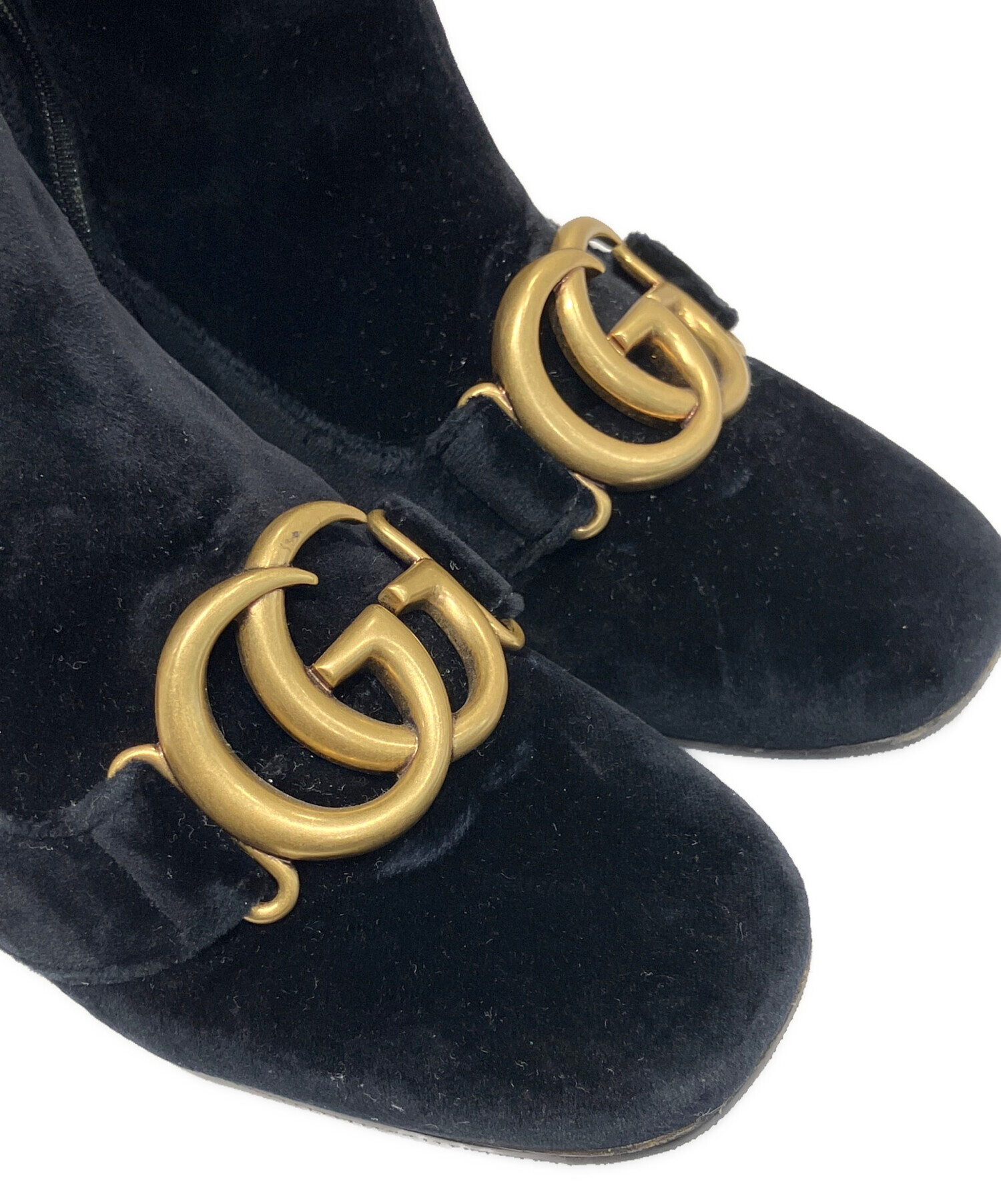 中古・古着通販】GUCCI (グッチ) Gucci GG Marmont Velvet Knee-High
