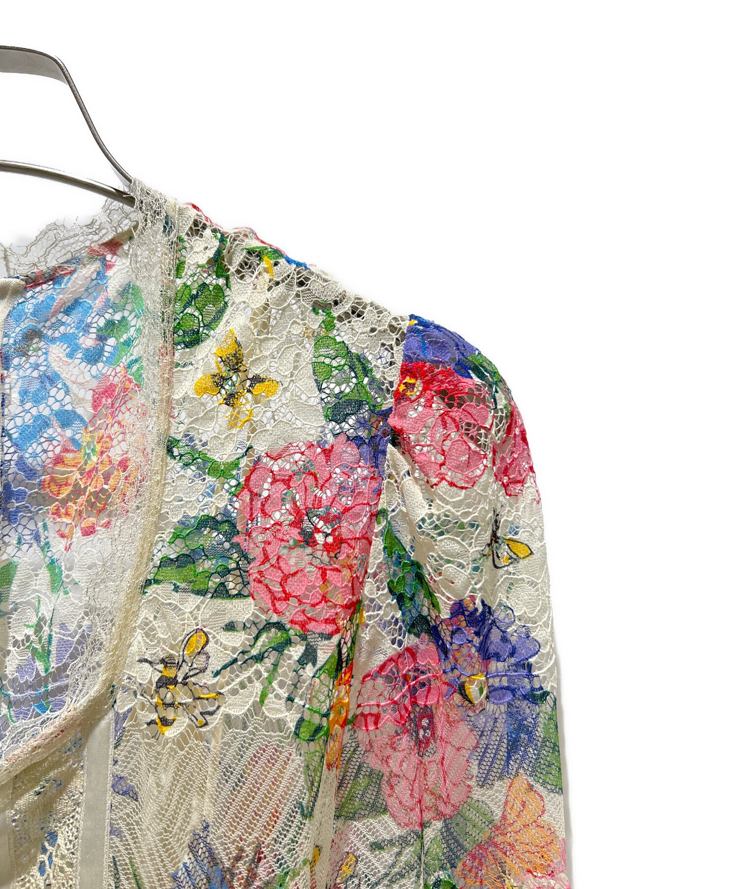 中古・古着通販】GUCCI (グッチ) Floral Lace Dress/花柄レース